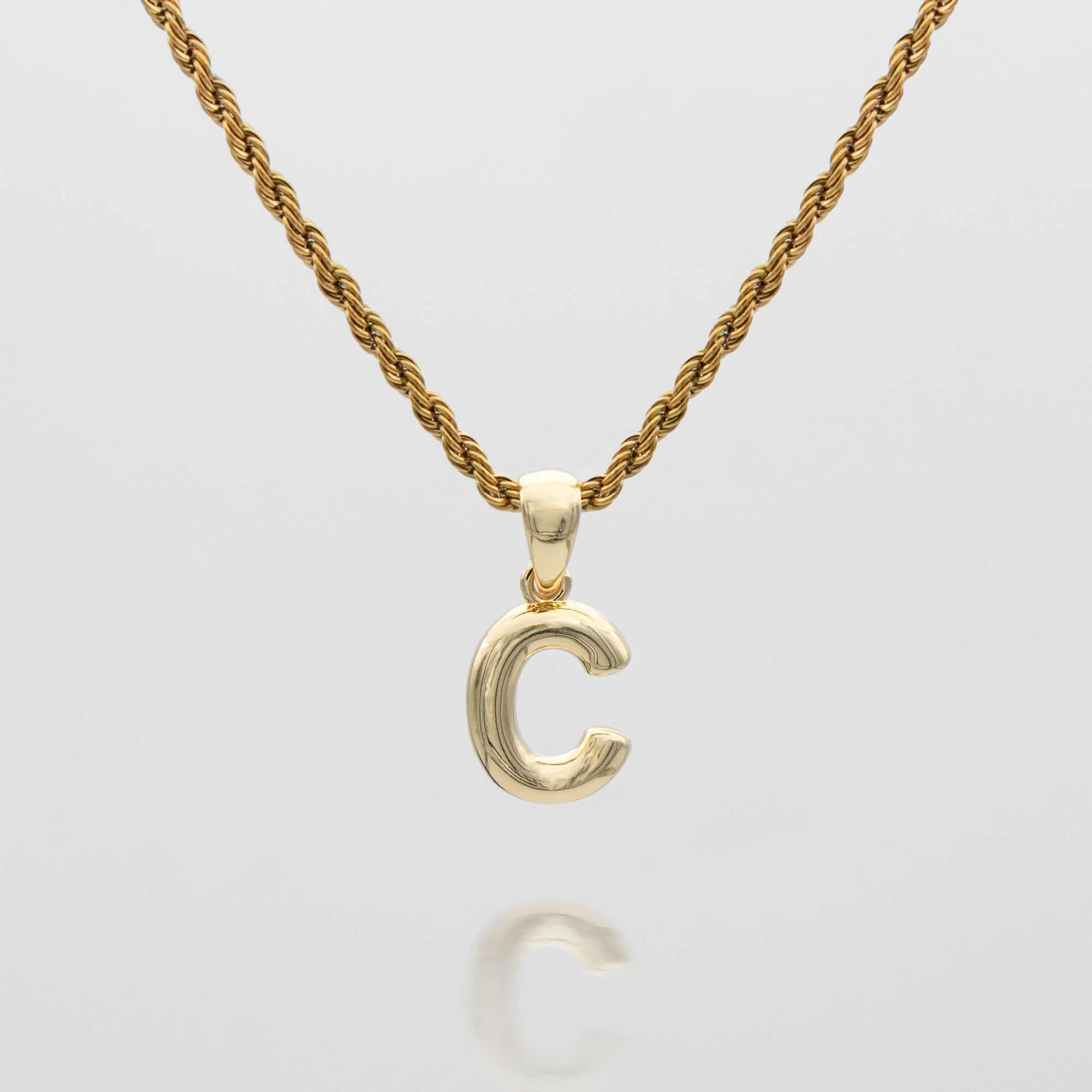 Mini Bubble Initial Necklace - Image 11