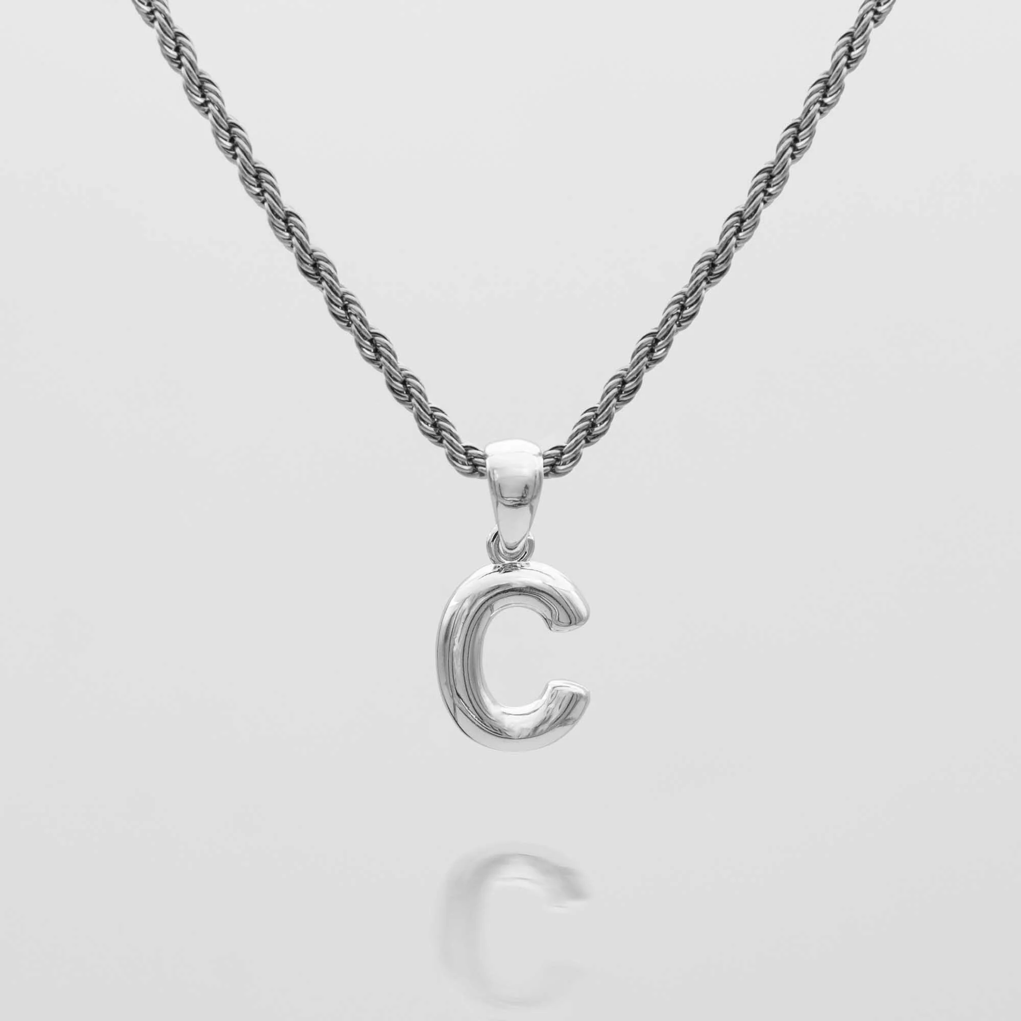Mini Bubble Initial Necklace - Image 12