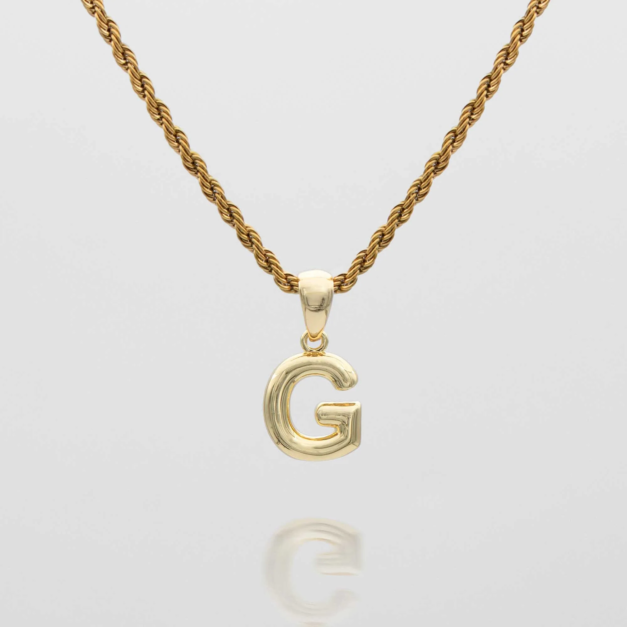 Mini Bubble Initial Necklace - Image 17