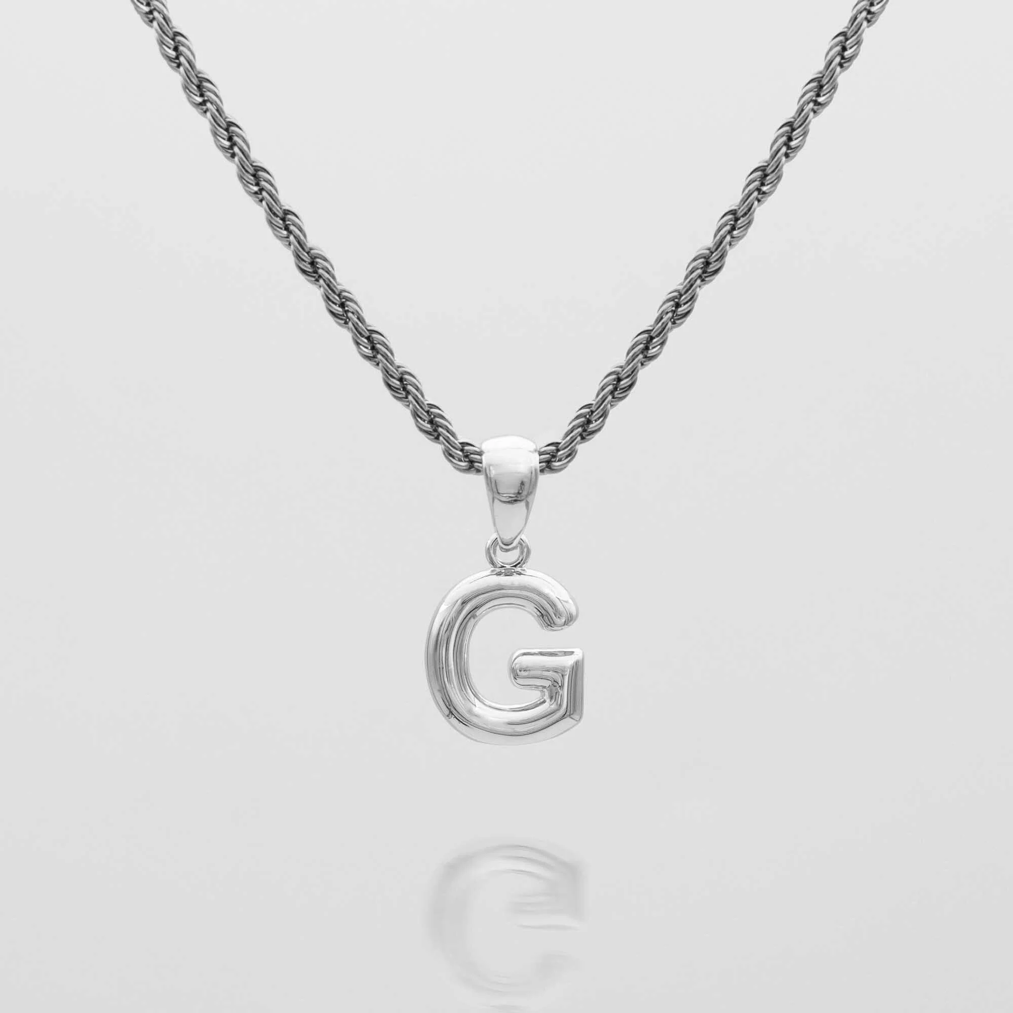 Mini Bubble Initial Necklace - Image 18