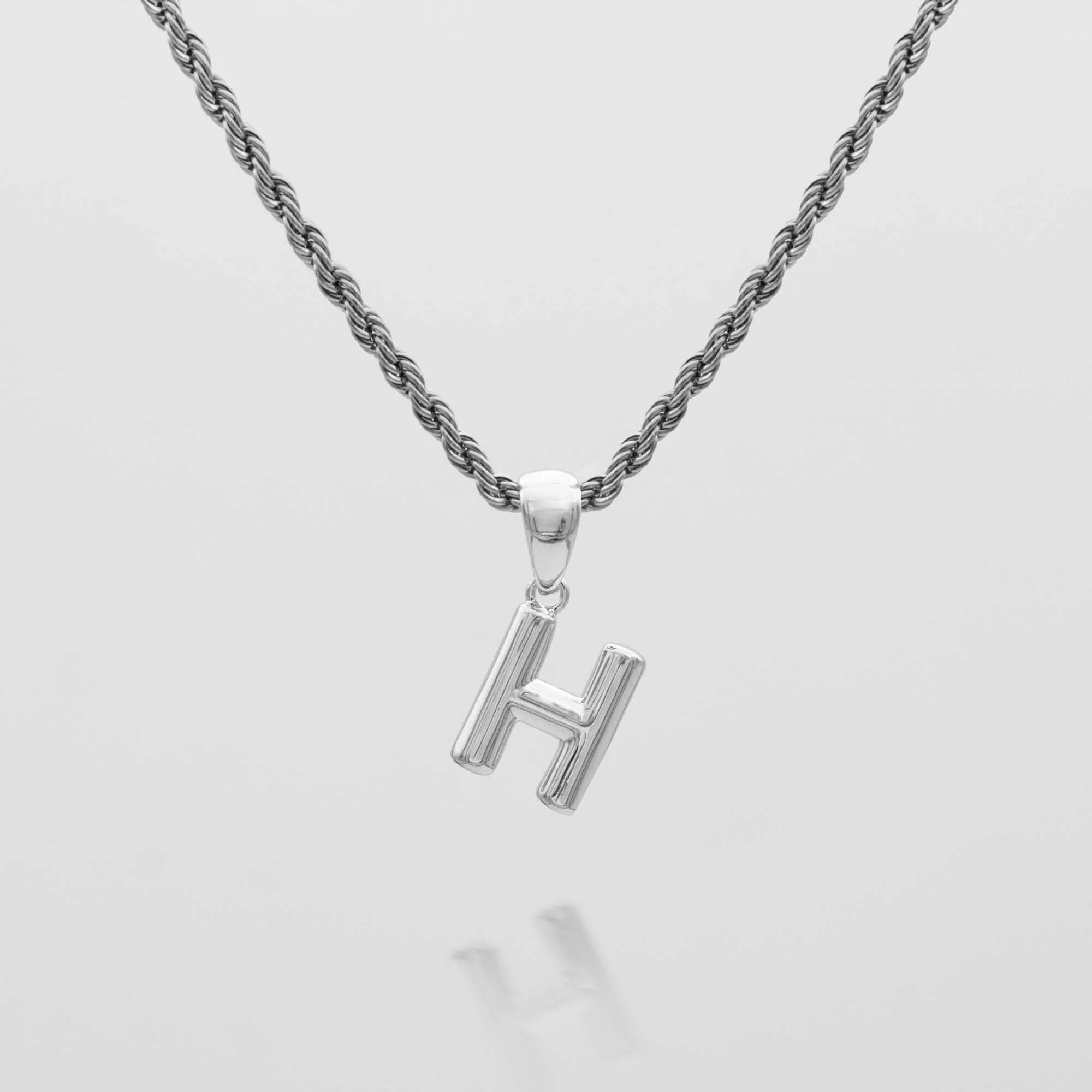 Mini Bubble Initial Necklace - Image 20