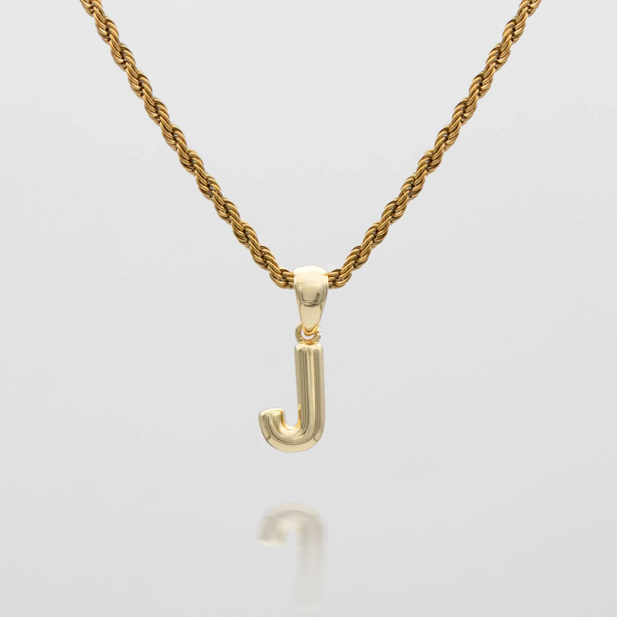 Mini Bubble Initial Necklace - Image 23