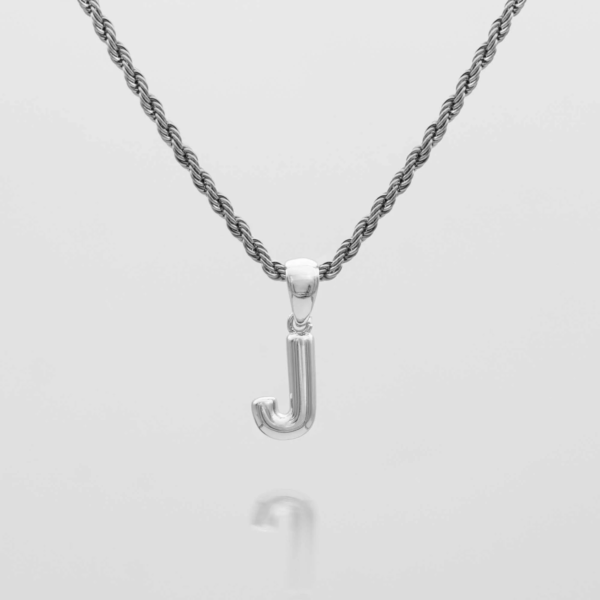 Mini Bubble Initial Necklace - Image 24