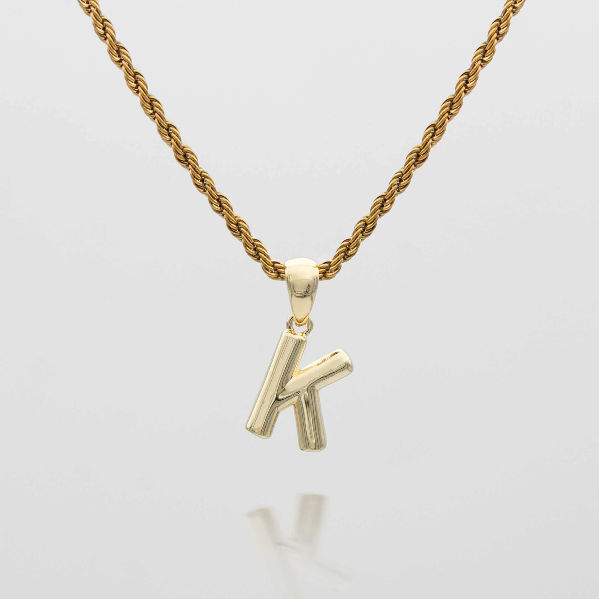 Mini Bubble Initial Necklace - Image 25