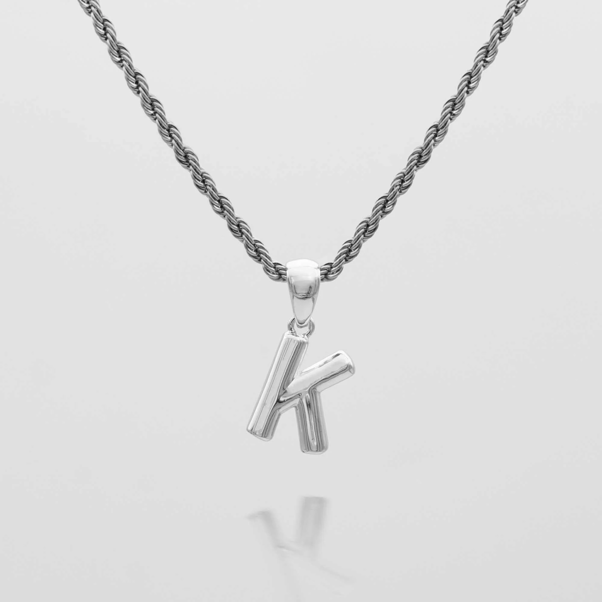 Mini Bubble Initial Necklace - Image 26