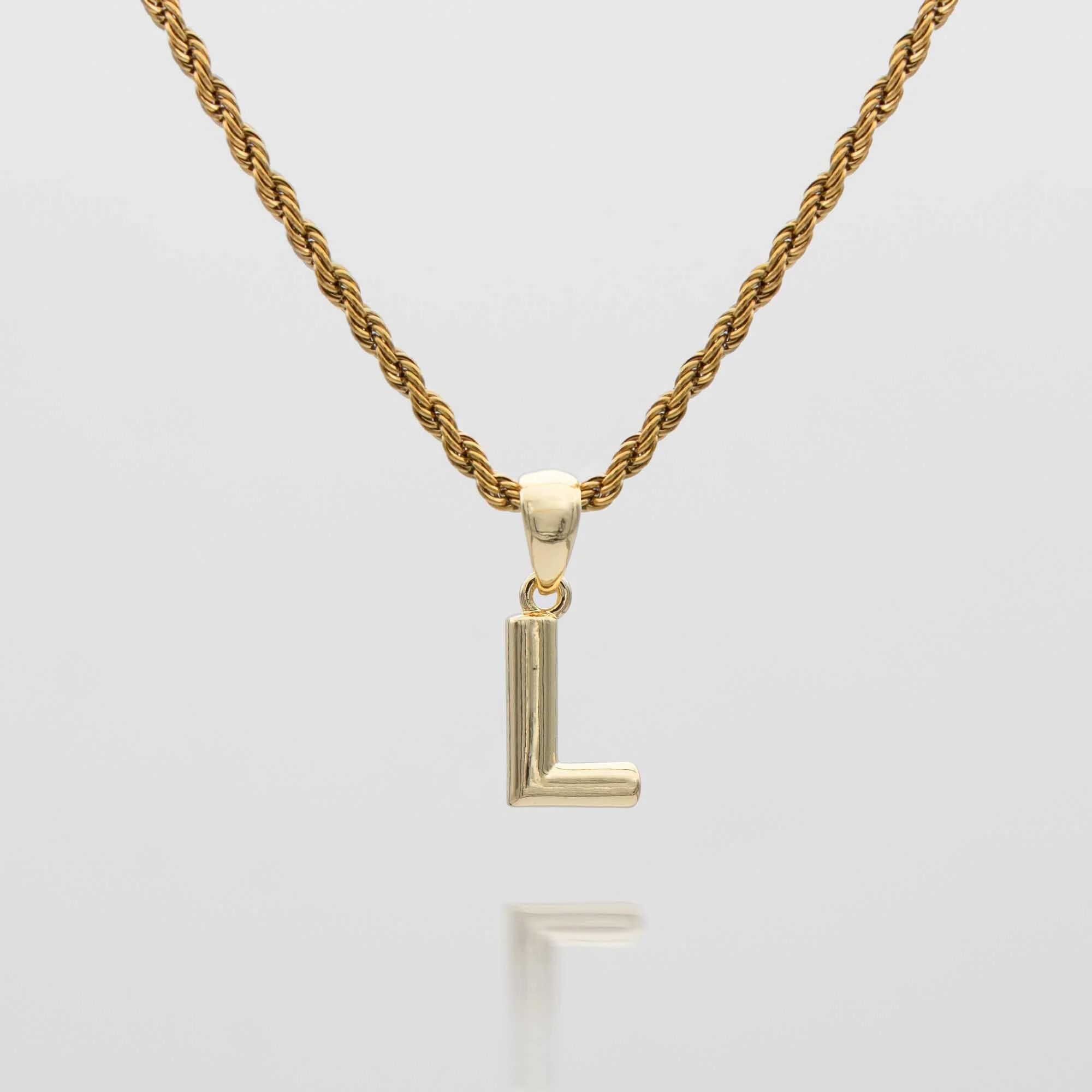 Mini Bubble Initial Necklace - Image 27