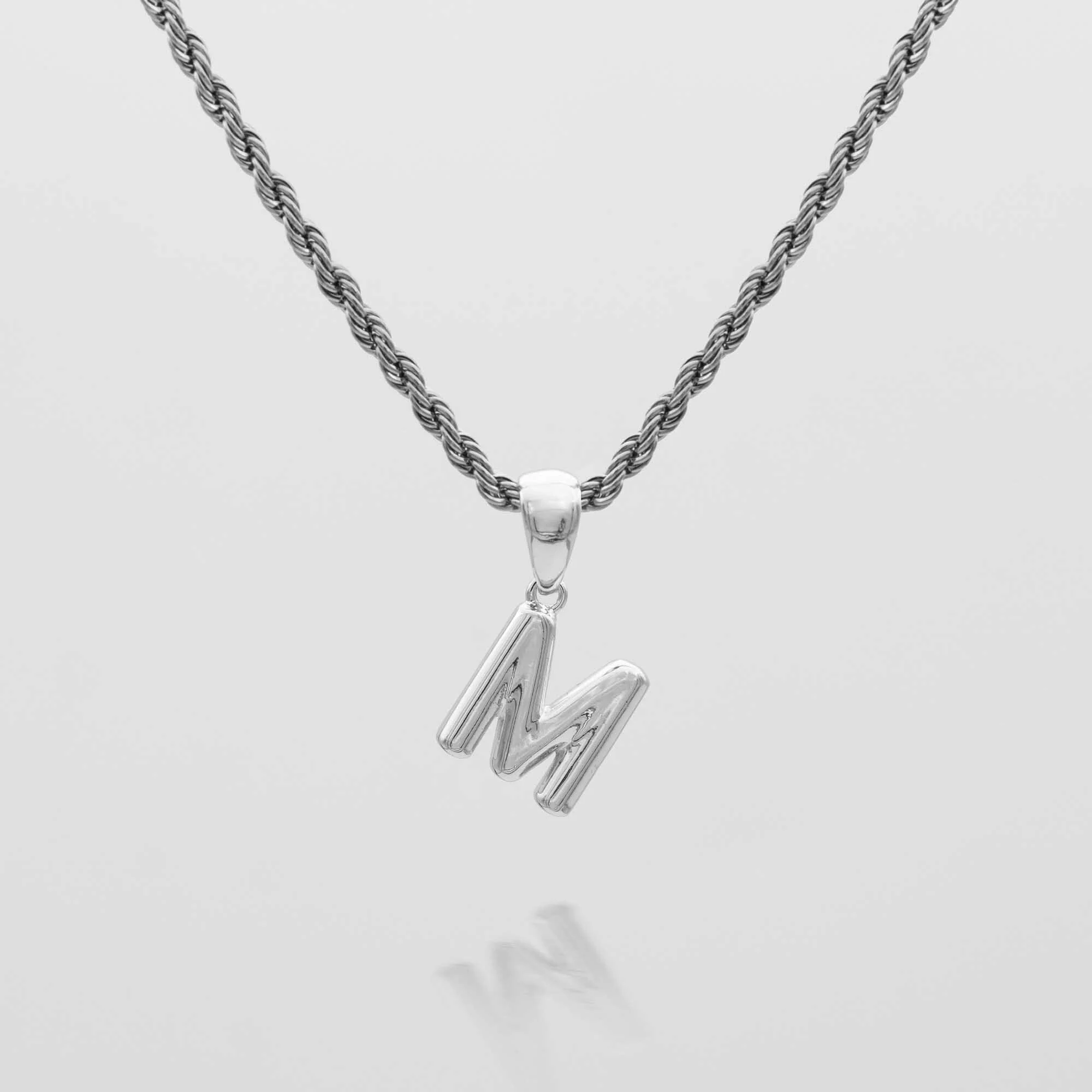 Mini Bubble Initial Necklace - Image 29