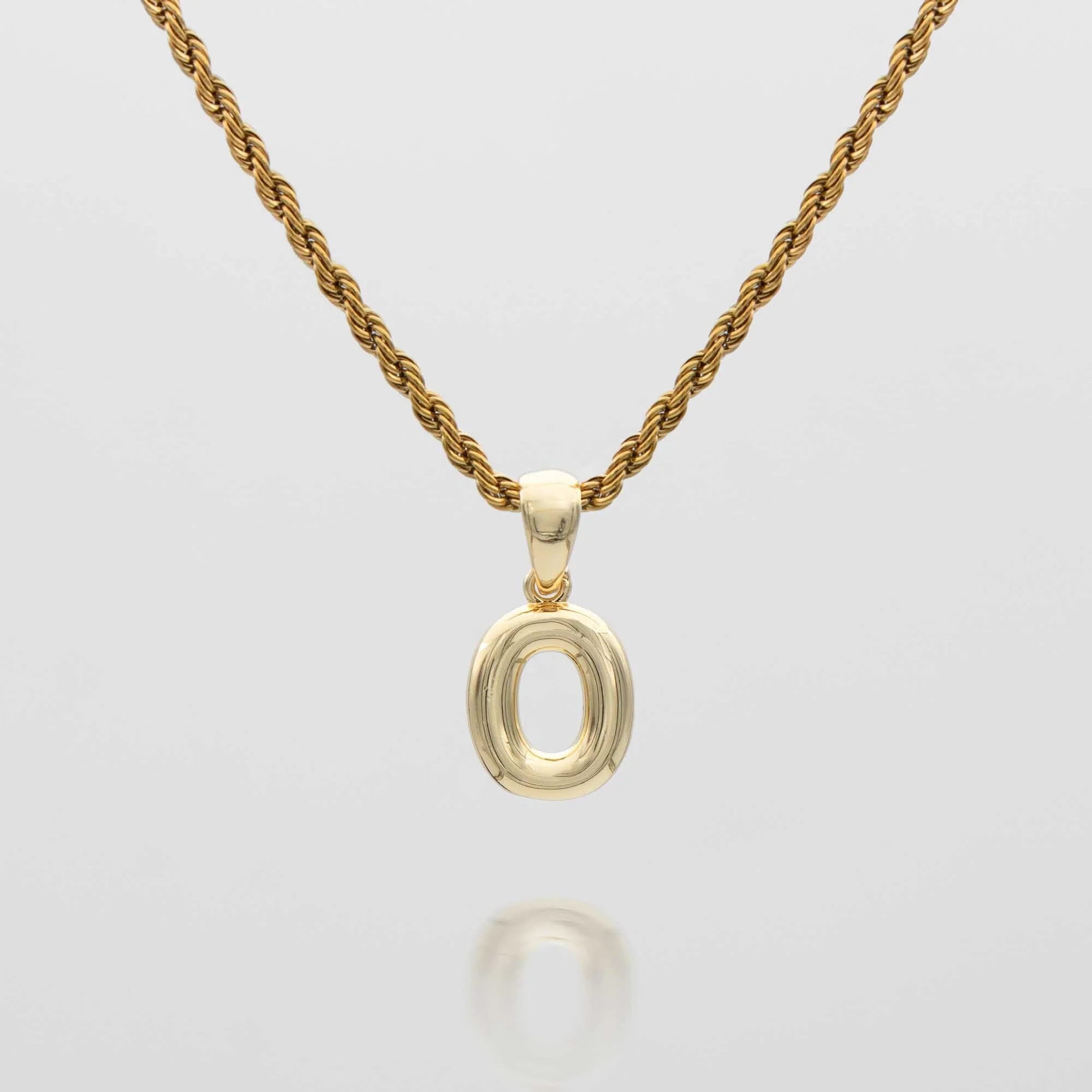 Mini Bubble Initial Necklace - Image 32