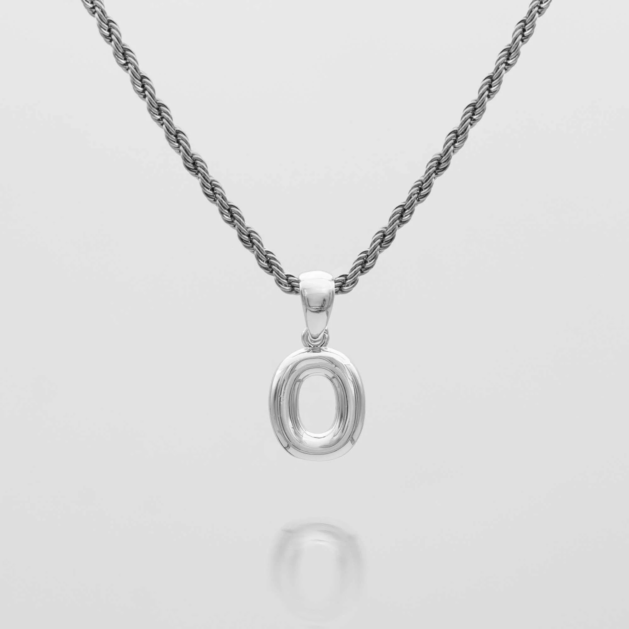 Mini Bubble Initial Necklace - Image 33