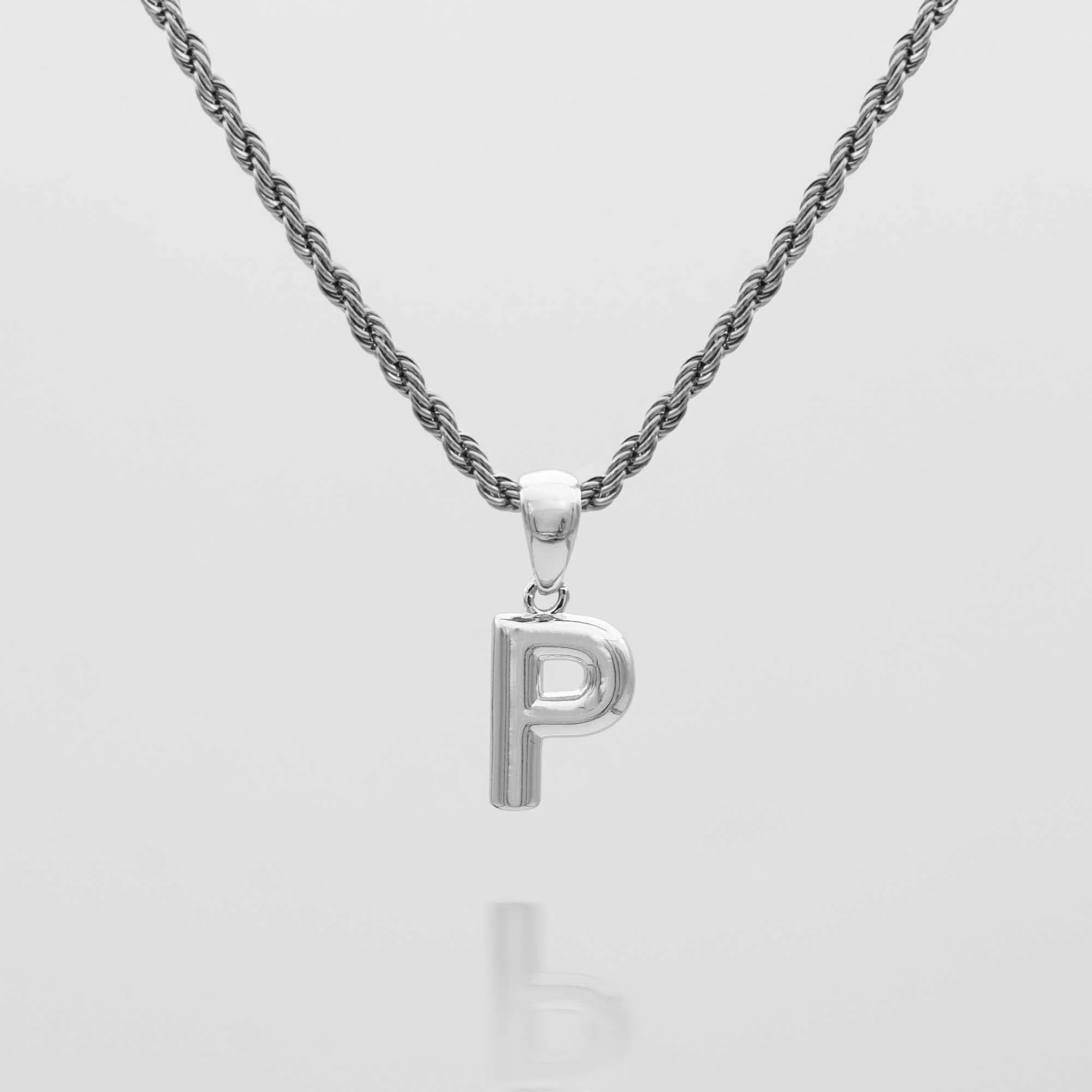 Mini Bubble Initial Necklace - Image 35