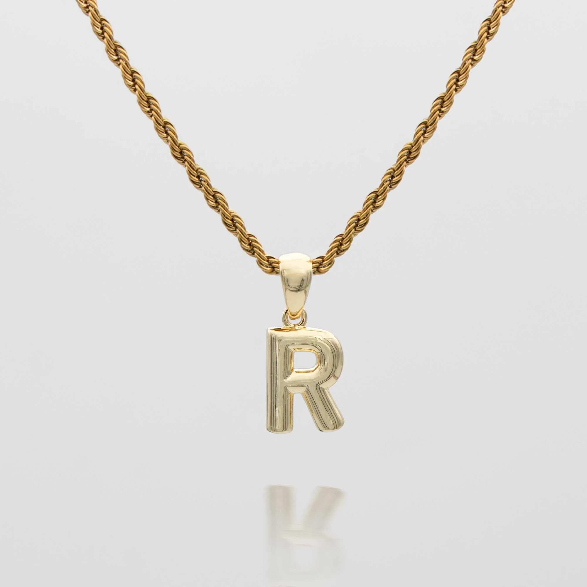 Mini Bubble Initial Necklace - Image 38