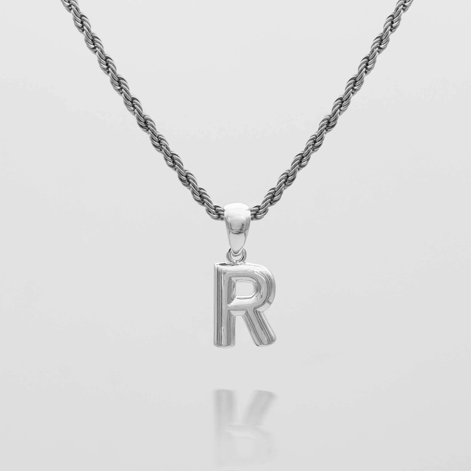 Mini Bubble Initial Necklace - Image 39