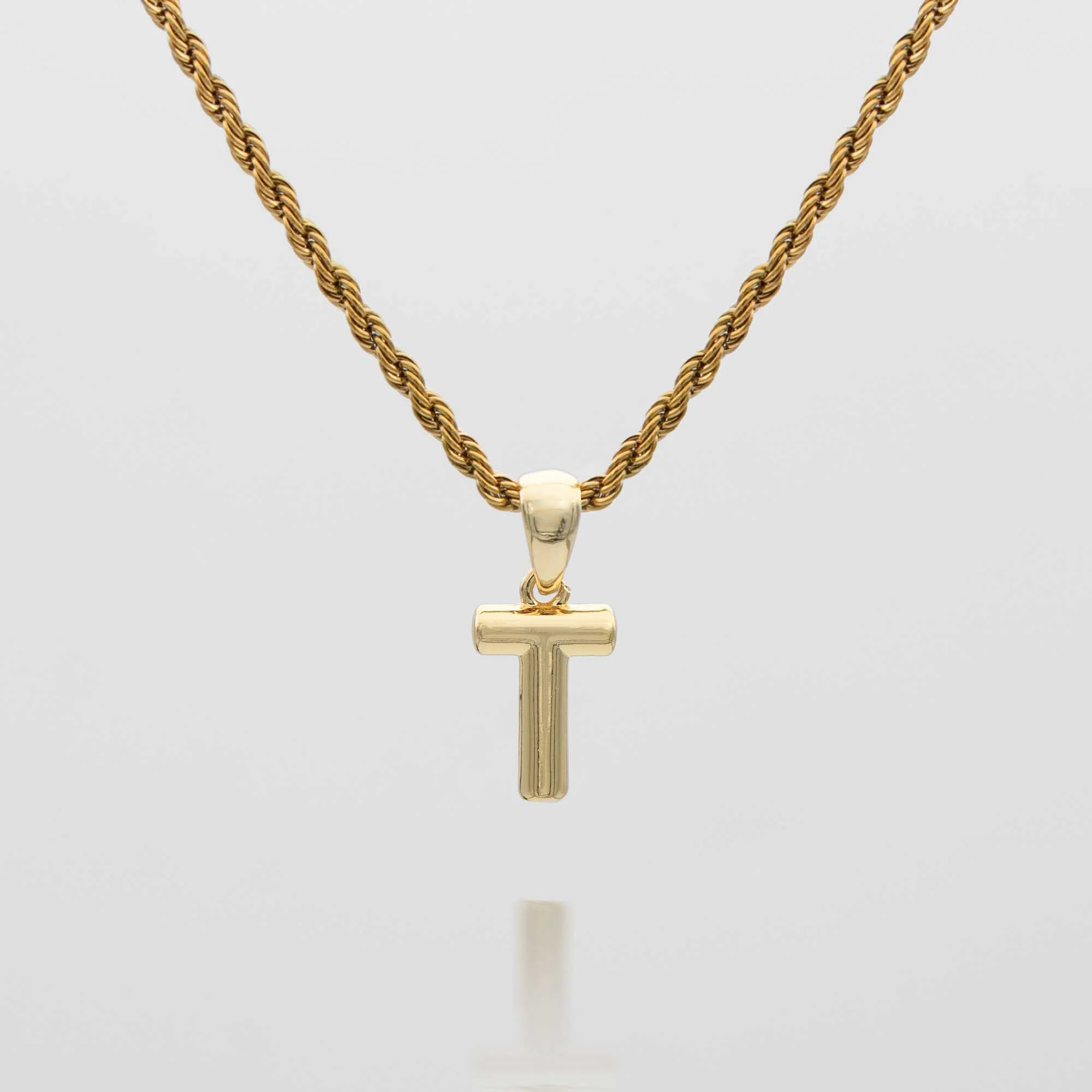 Mini Bubble Initial Necklace - Image 42