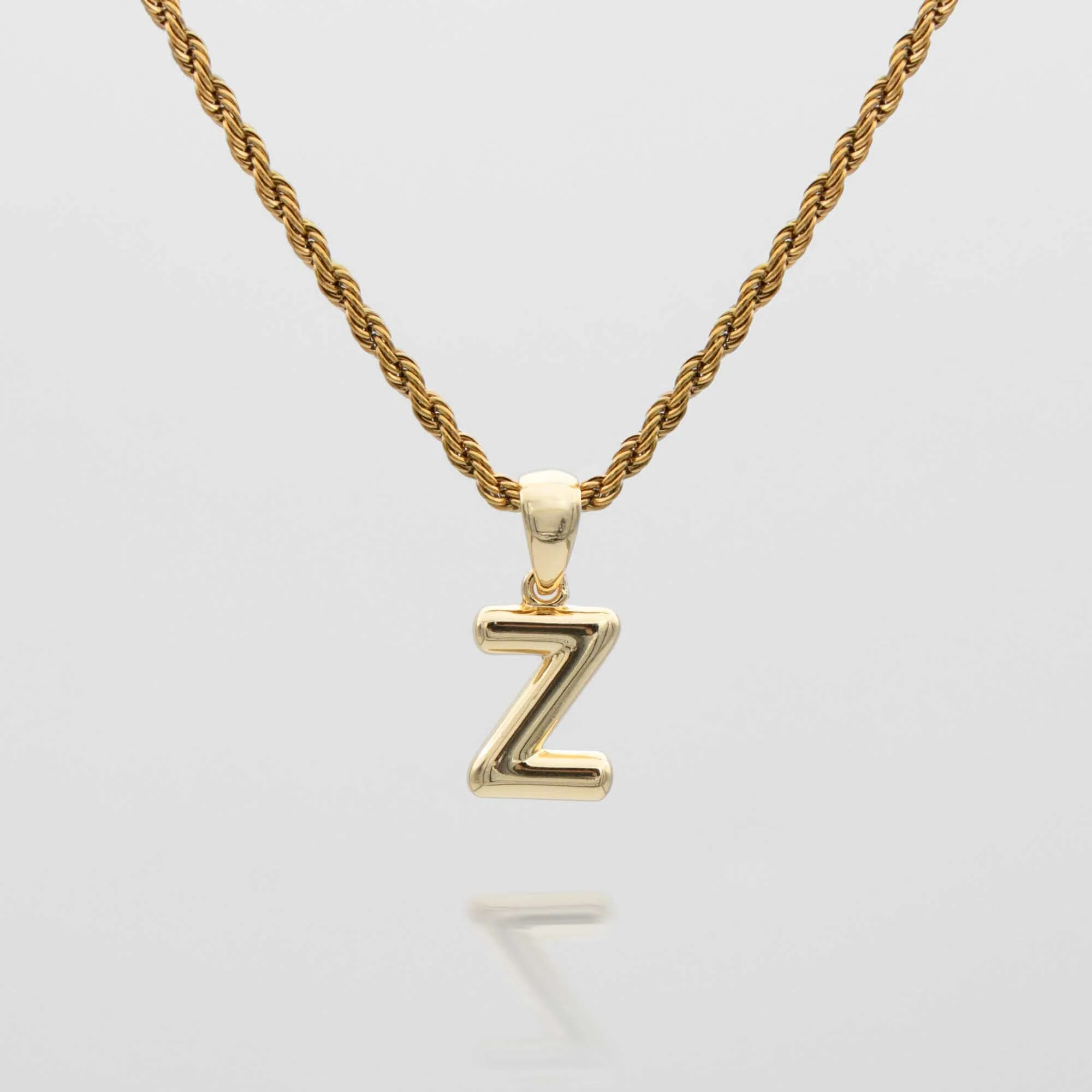 Mini Bubble Initial Necklace - Image 53