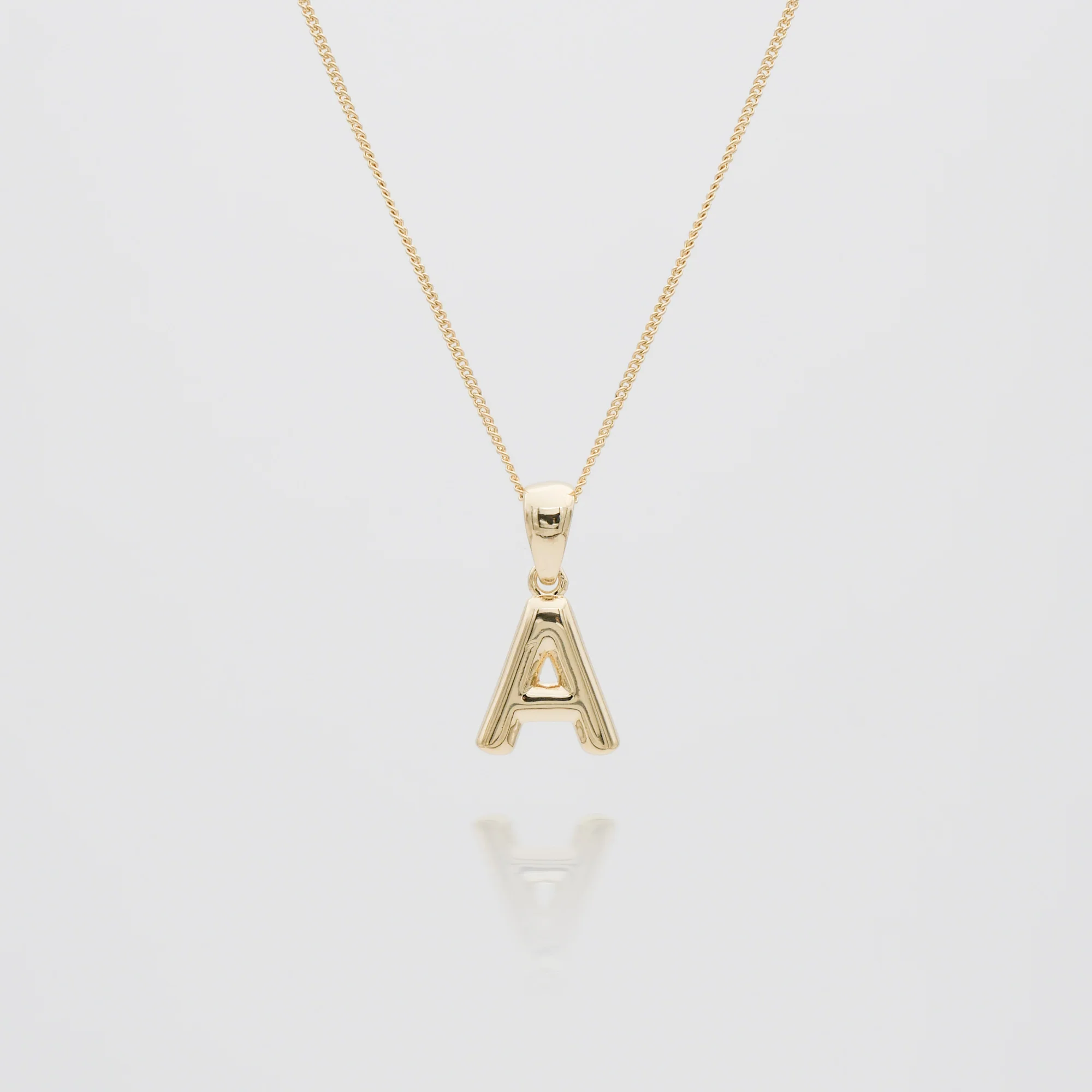 Mini Bubble Initial Necklace - Image 6