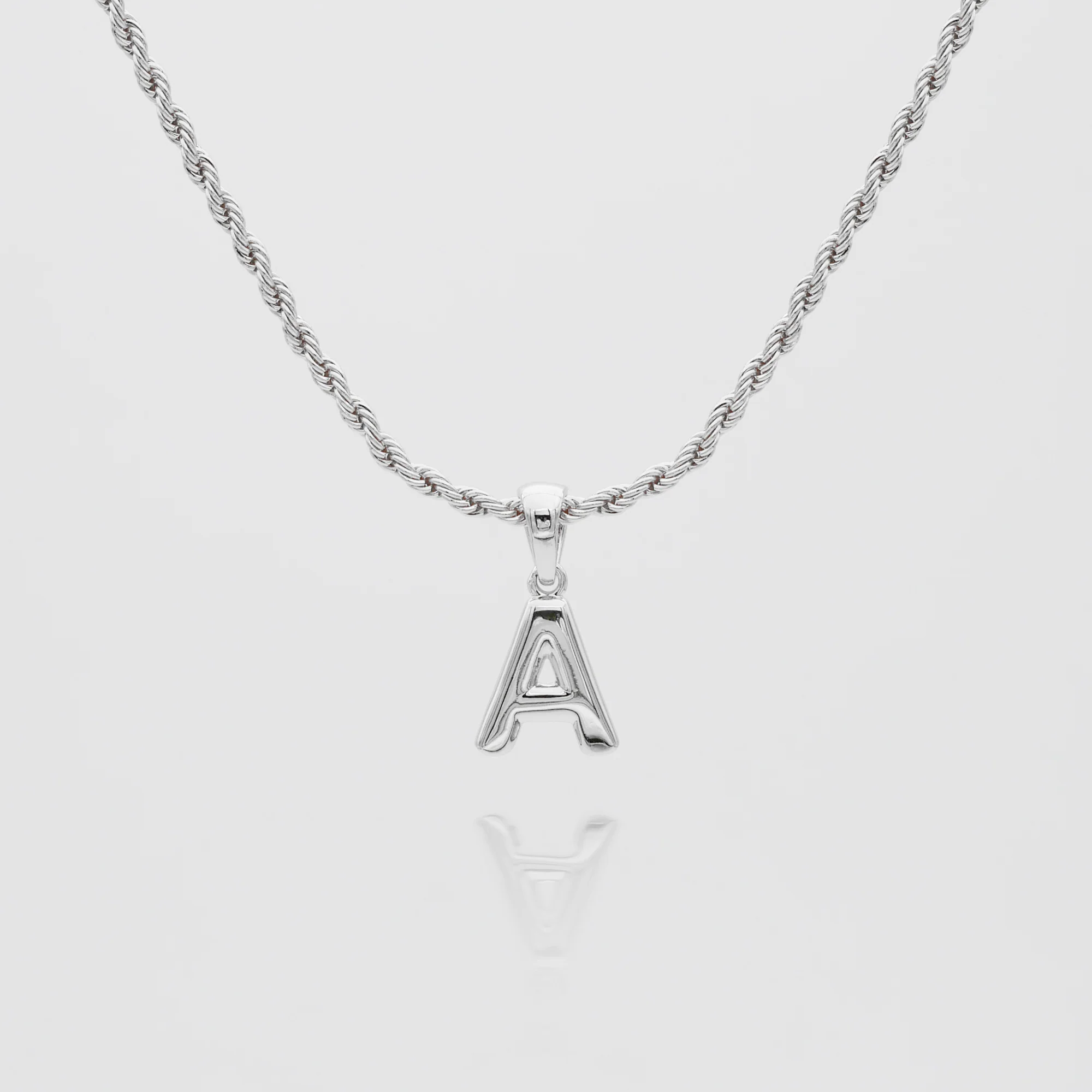 Mini Bubble Initial Necklace - Image 8