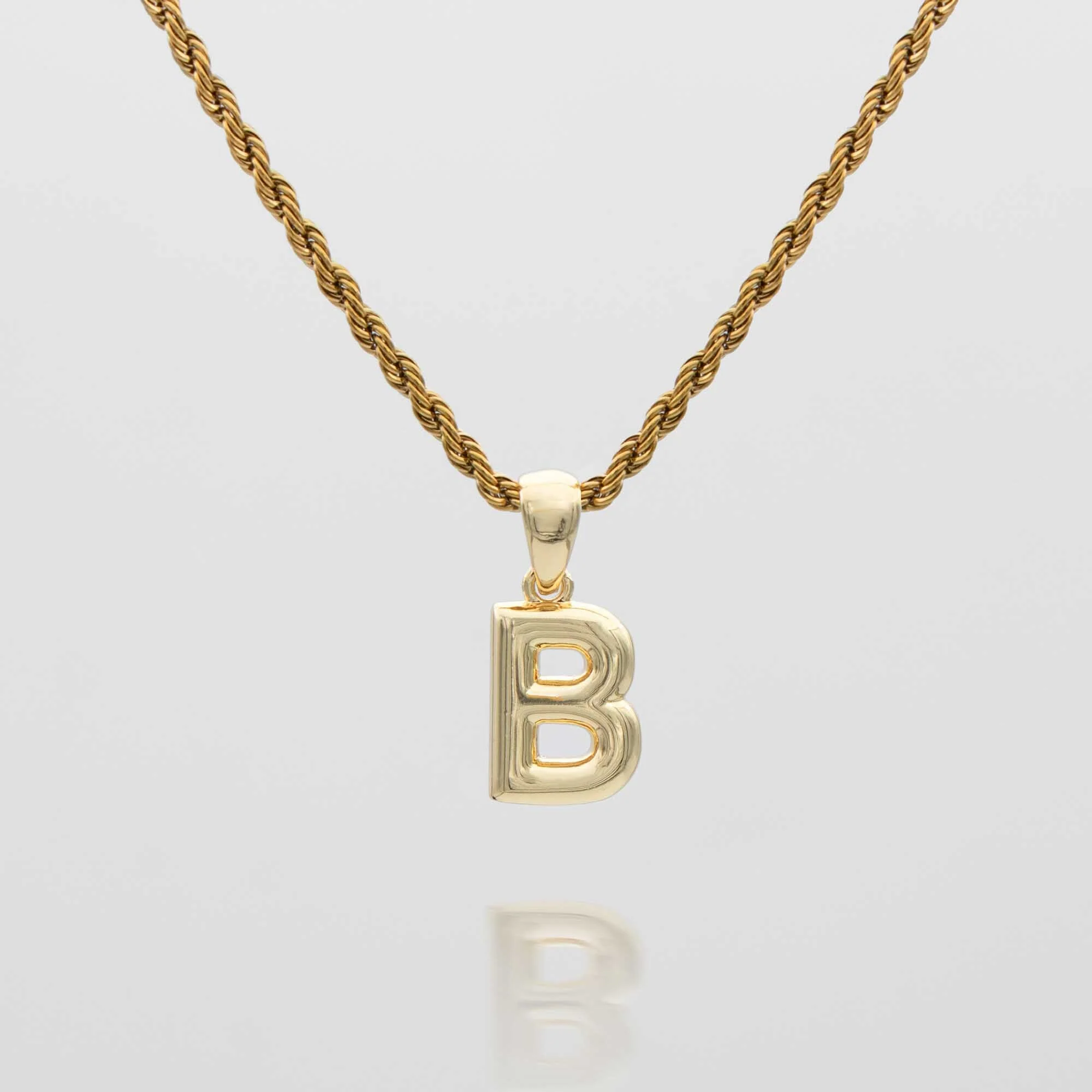 Mini Bubble Initial Necklace - Image 9