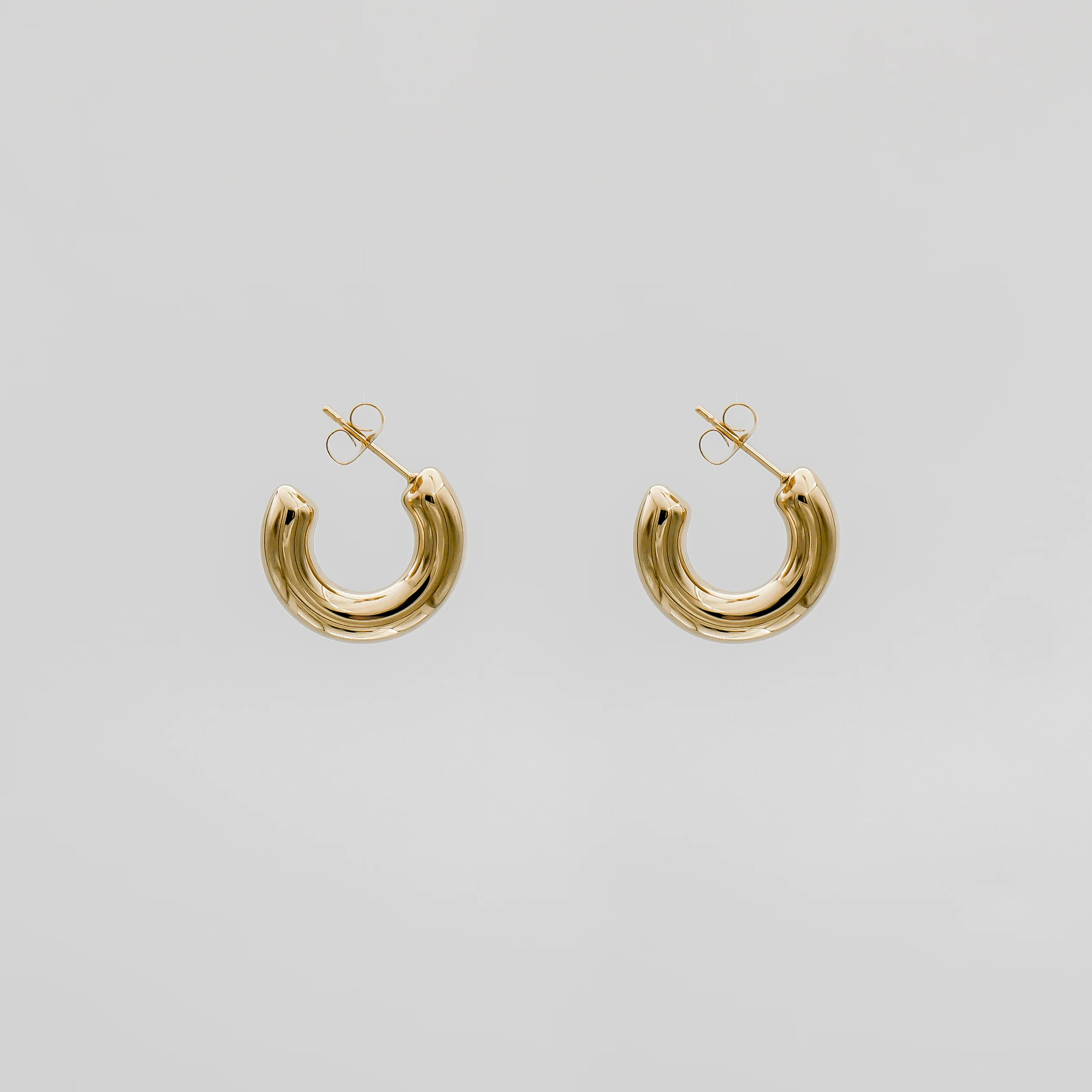 Gold Mini Chunky Hoops