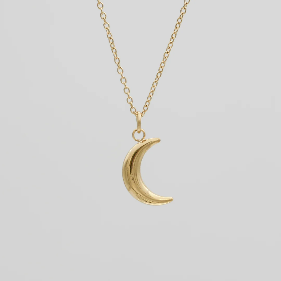 Mini Crescent Moon Necklace