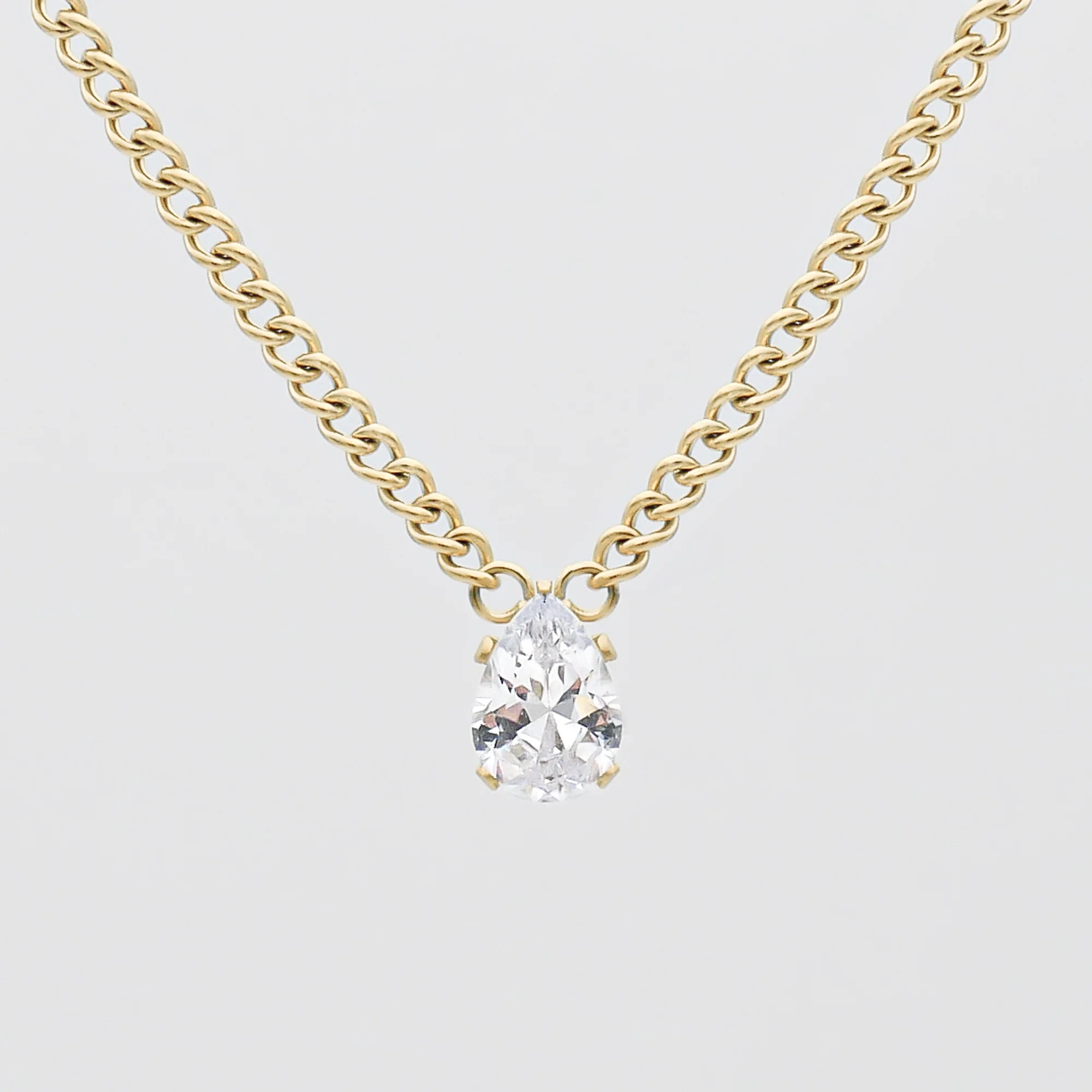 Mira Gemstone Pendant Necklace