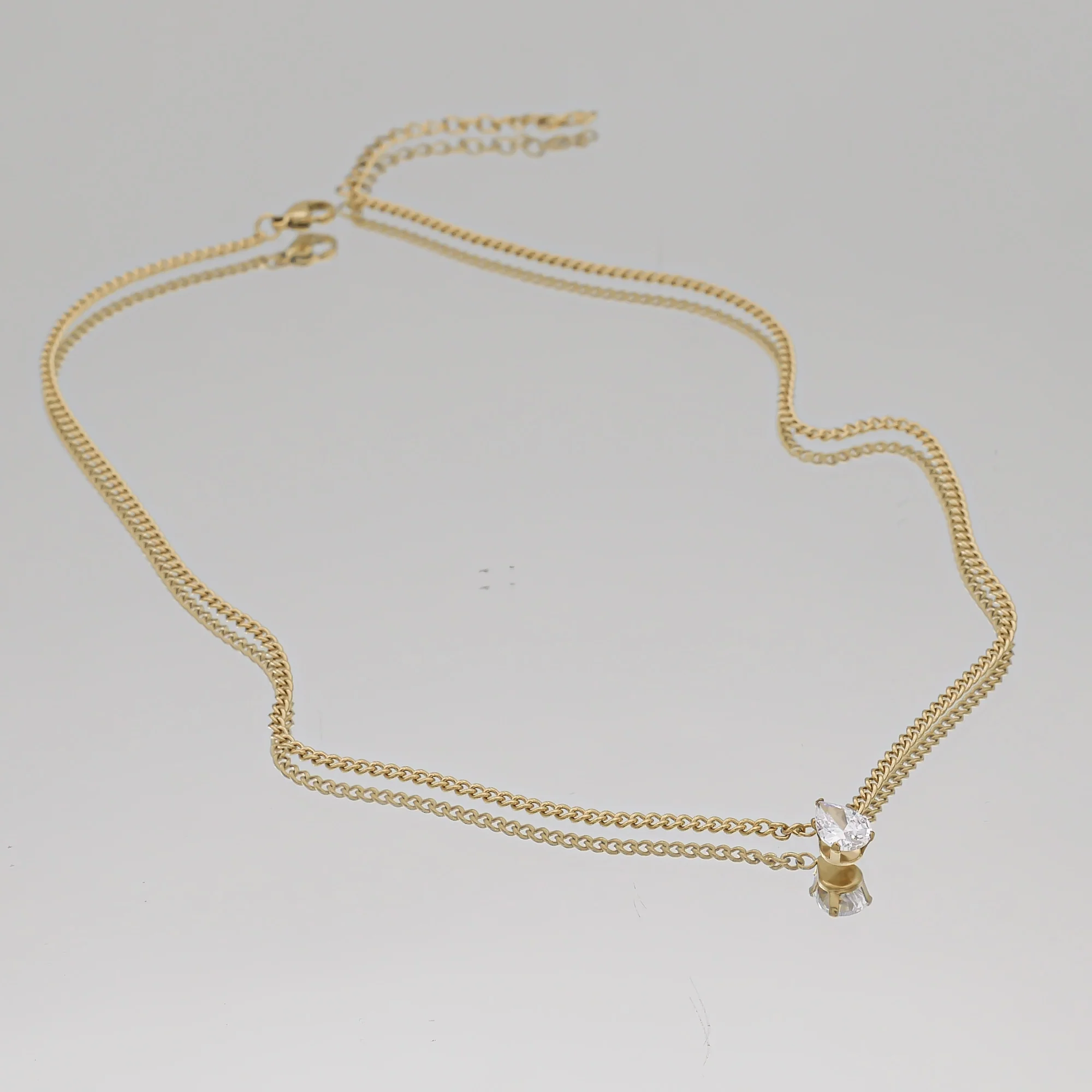 Mira Gemstone Pendant Necklace - Image 2