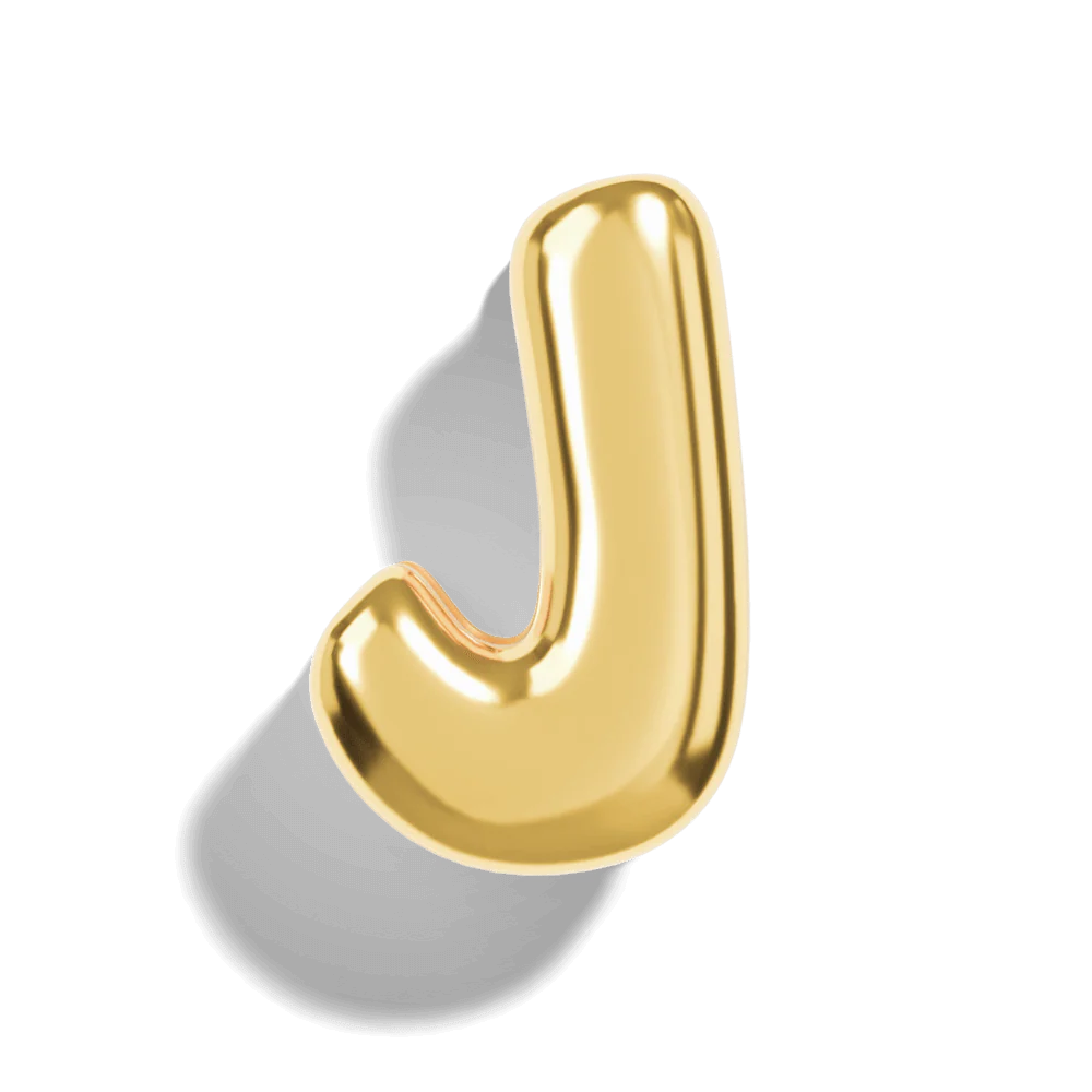 Micro Bubble Initial Necklace - Image 10