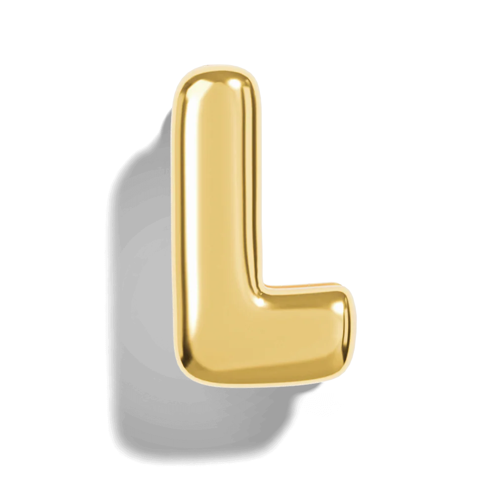 Micro Bubble Initial Necklace - Image 12