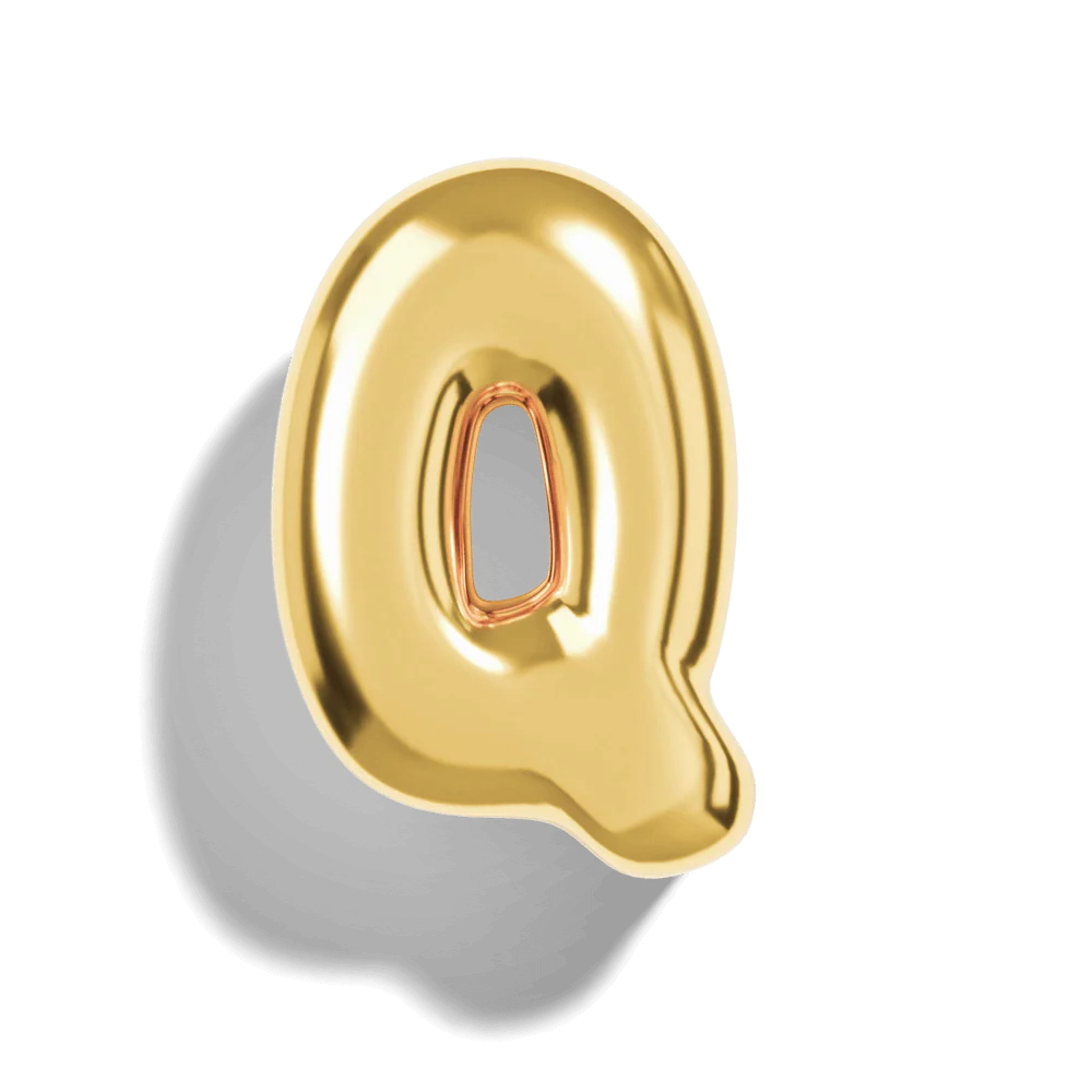 Micro Bubble Initial Necklace - Image 17