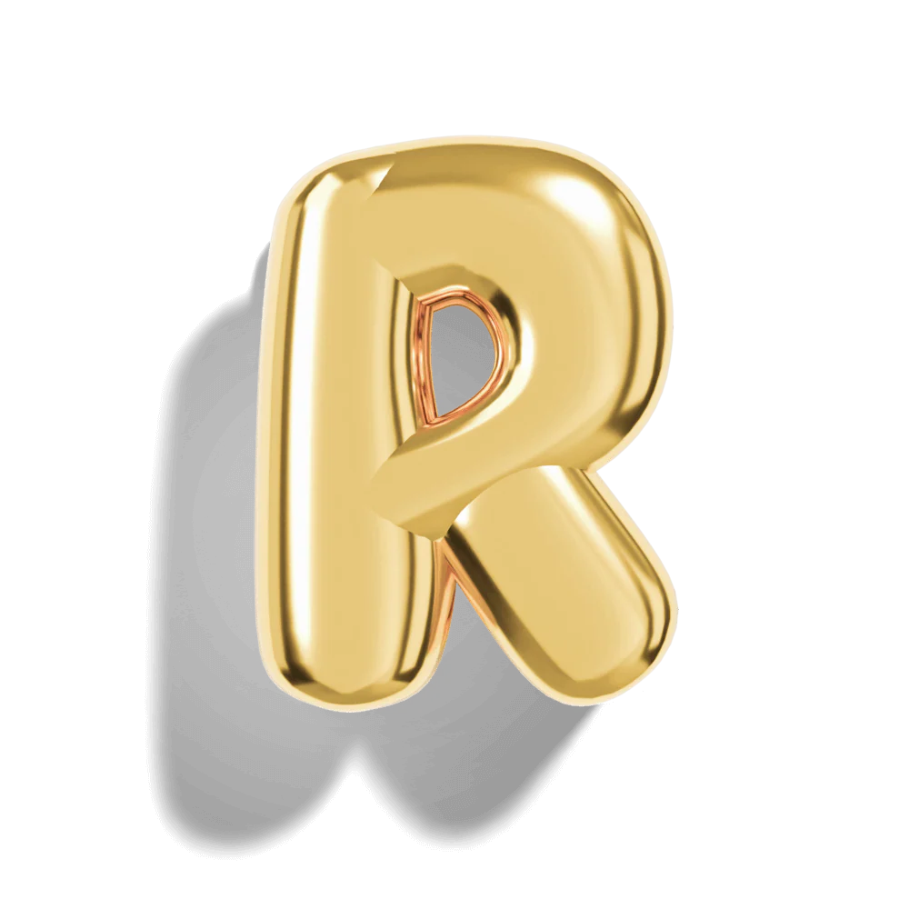 Micro Bubble Initial Necklace - Image 18