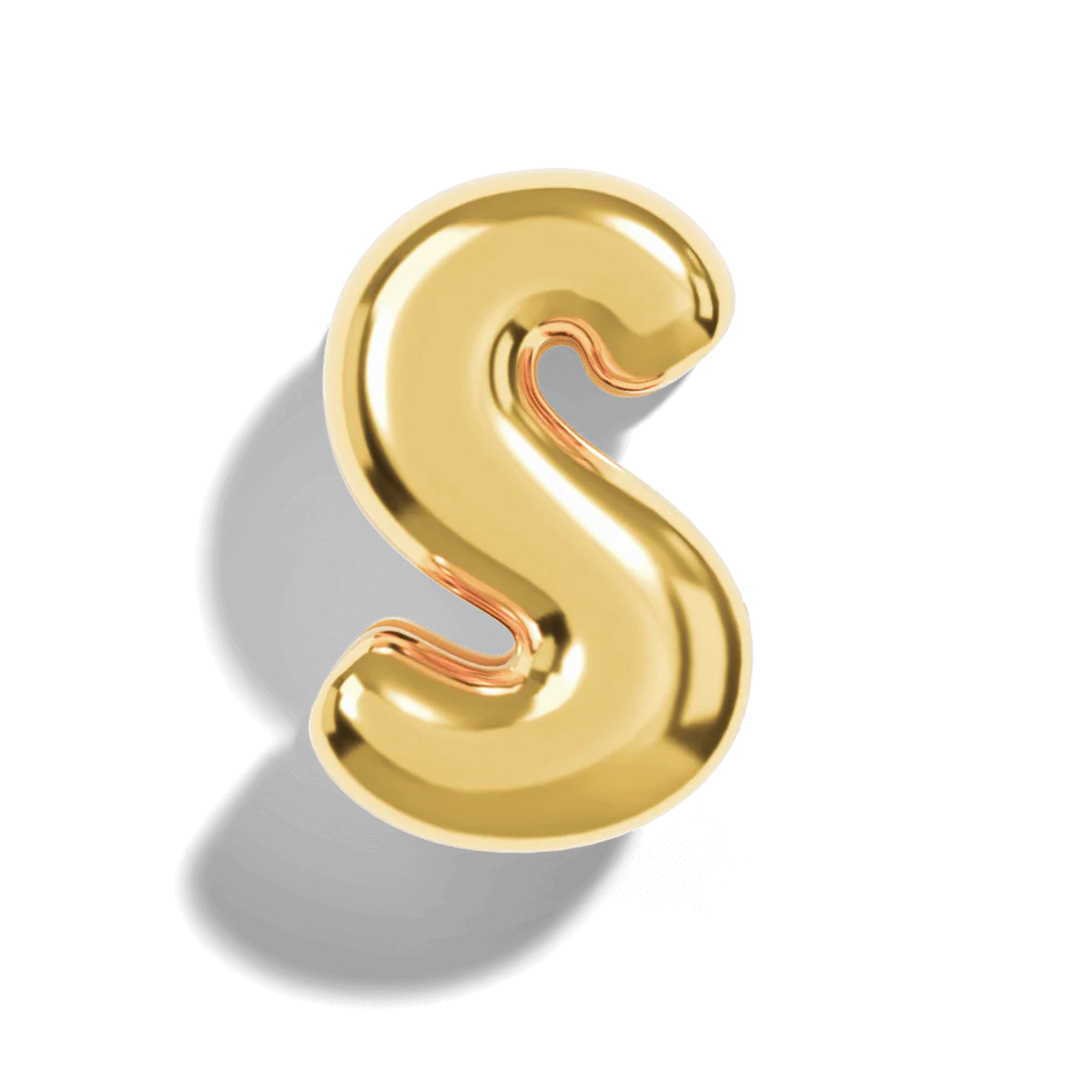 Micro Bubble Initial Necklace - Image 19