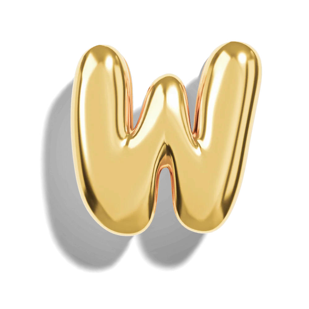 Micro Bubble Initial Necklace - Image 23
