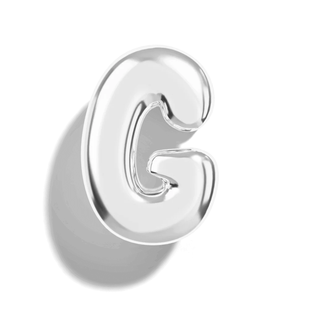 Micro Bubble Initial Necklace - Image 32