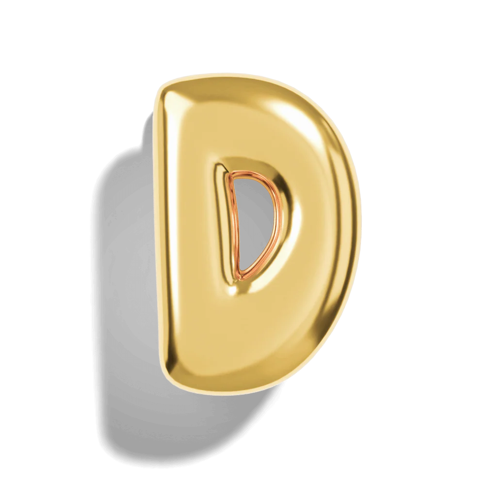 Micro Bubble Initial Necklace - Image 4