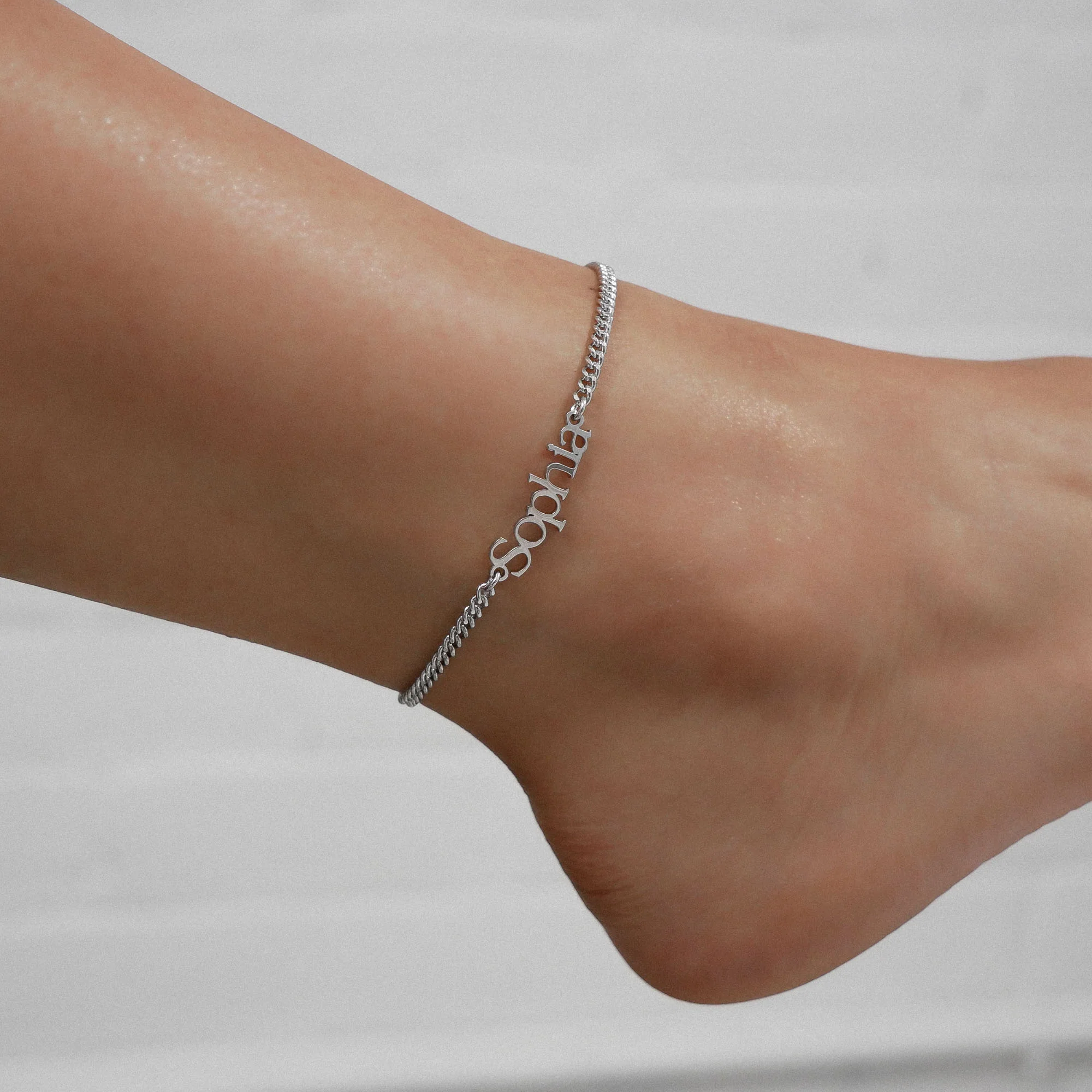 Monaco Custom Name Anklet - Image 7