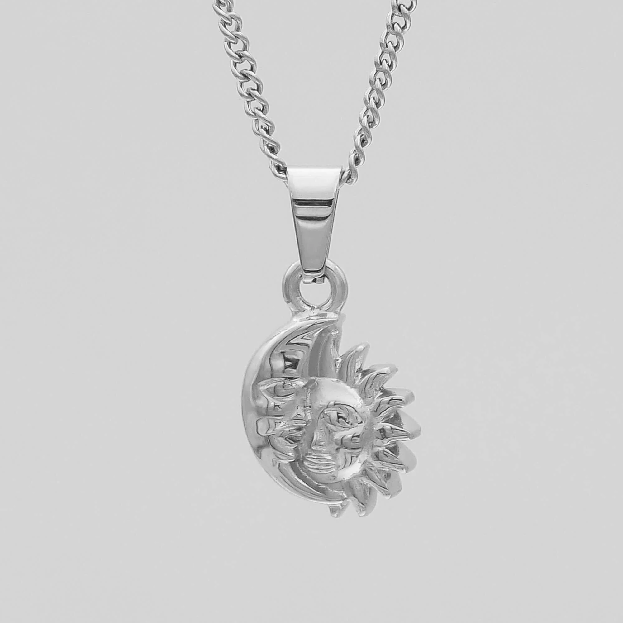 Moon and Sun Pendant Necklace - Image 3