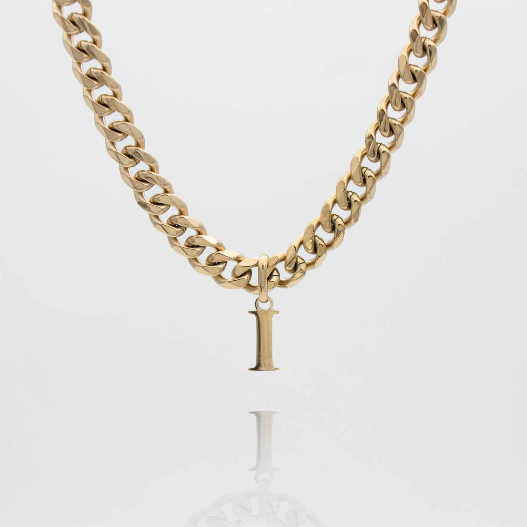 Mya Initial necklace | Thick Cuban - Image 18