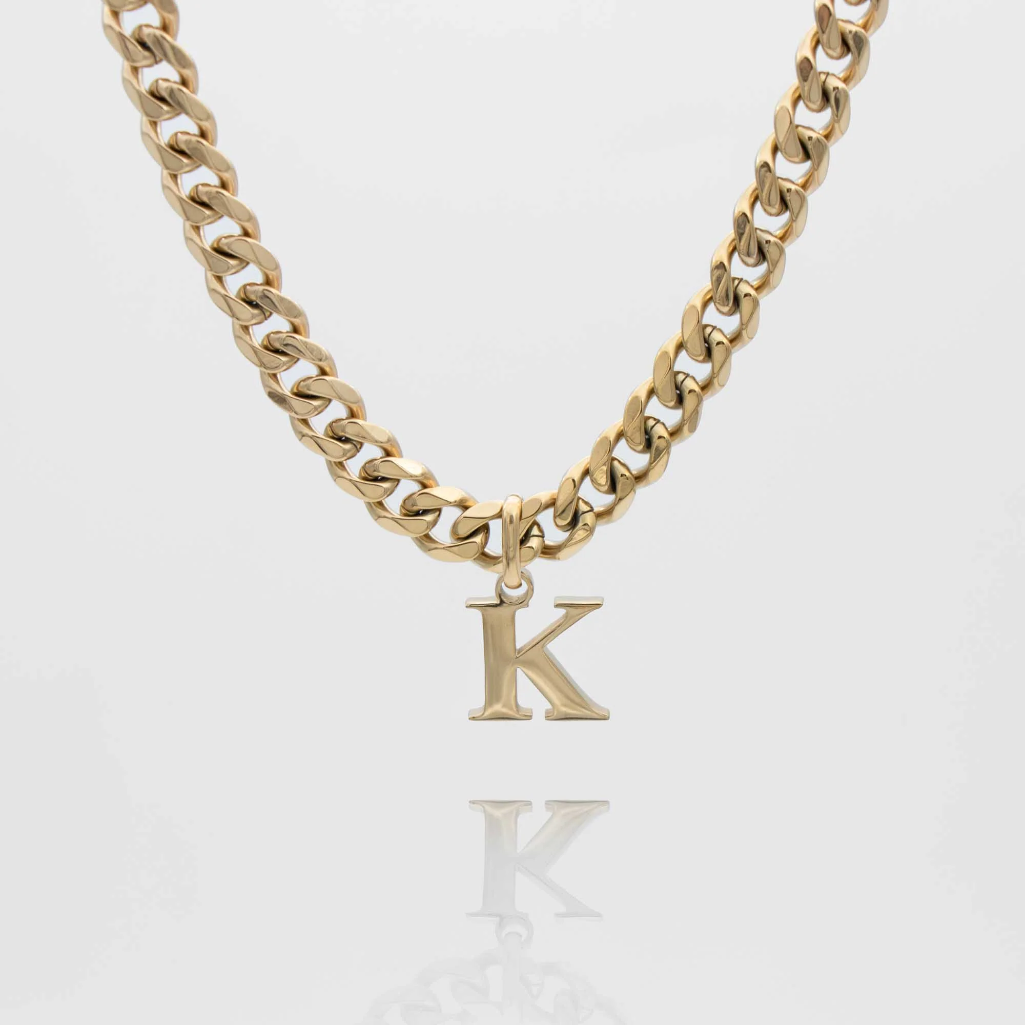 Mya Initial necklace | Thick Cuban - Image 20
