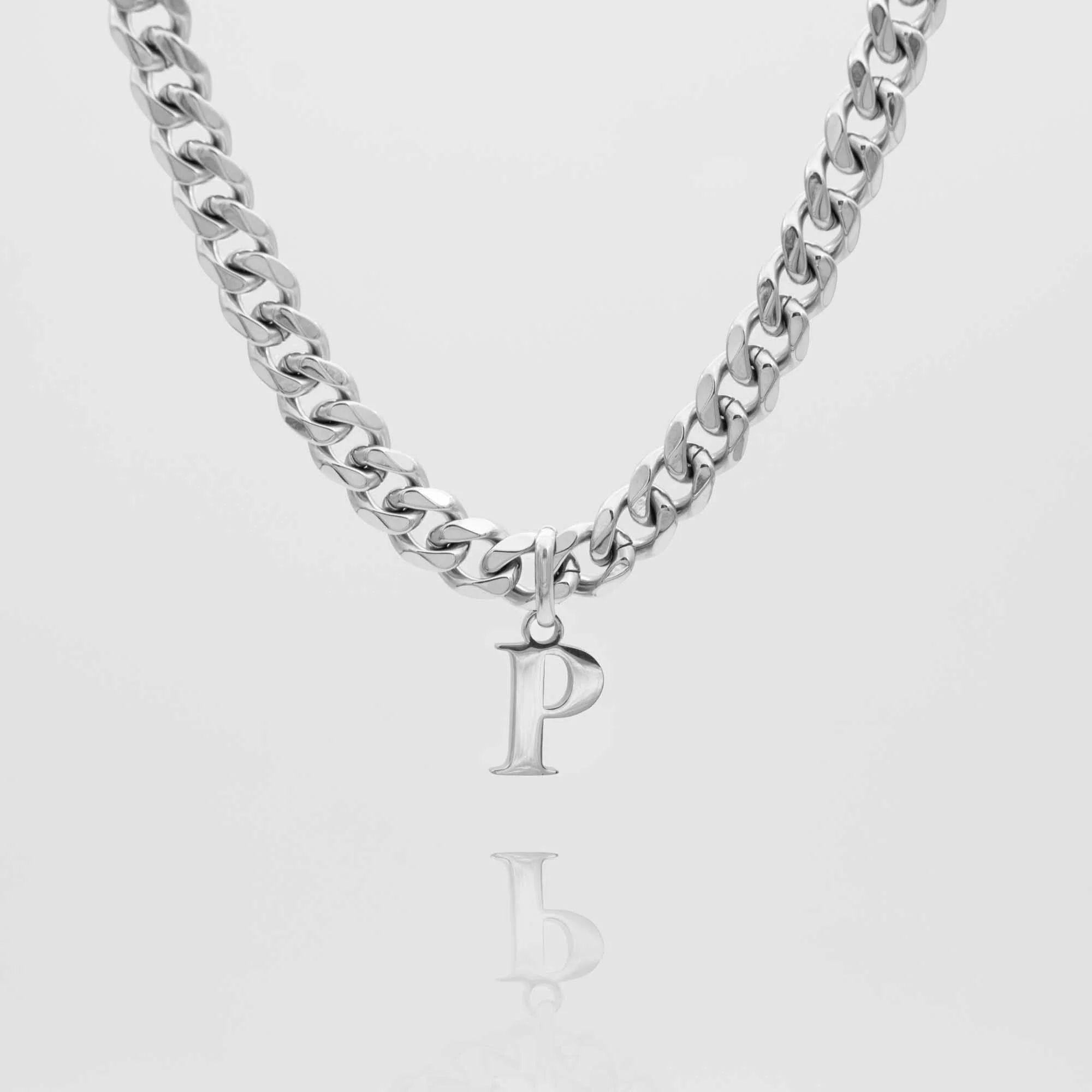 Mya Initial necklace | Thick Cuban - Image 50