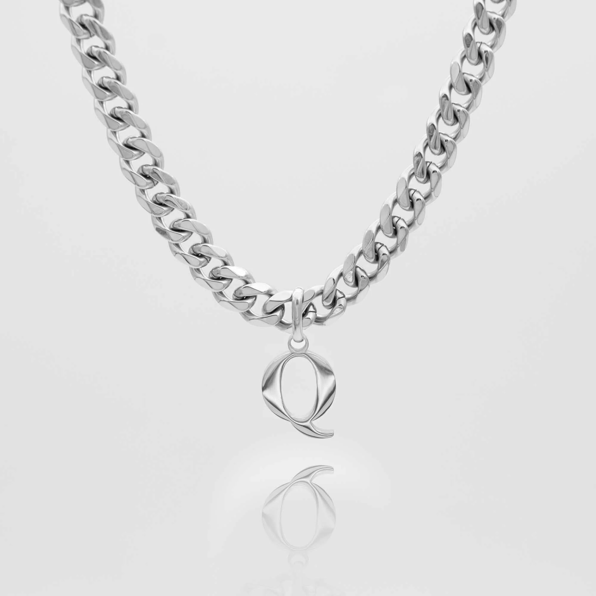 Mya Initial necklace | Thick Cuban - Image 51