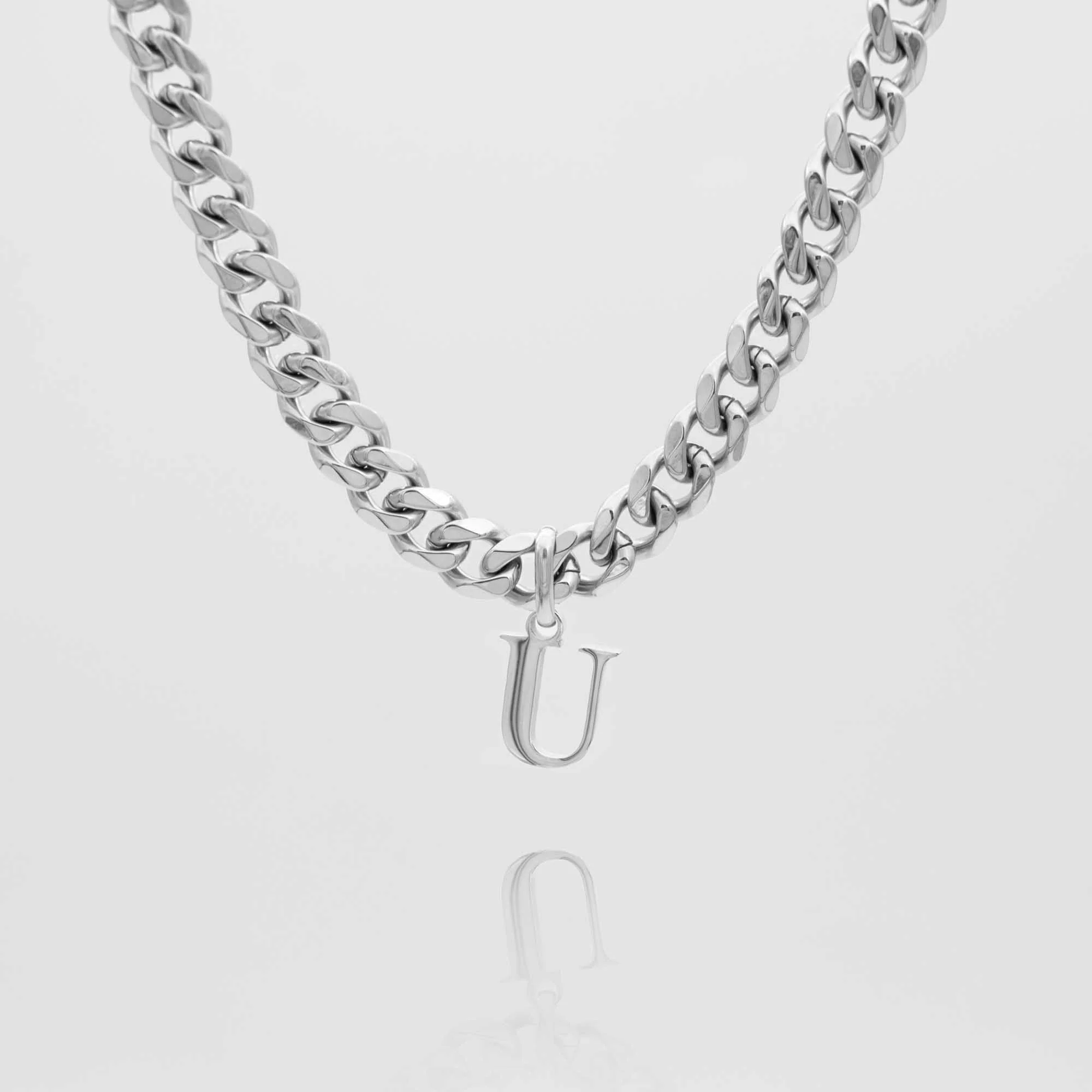 Mya Initial necklace | Thick Cuban - Image 55