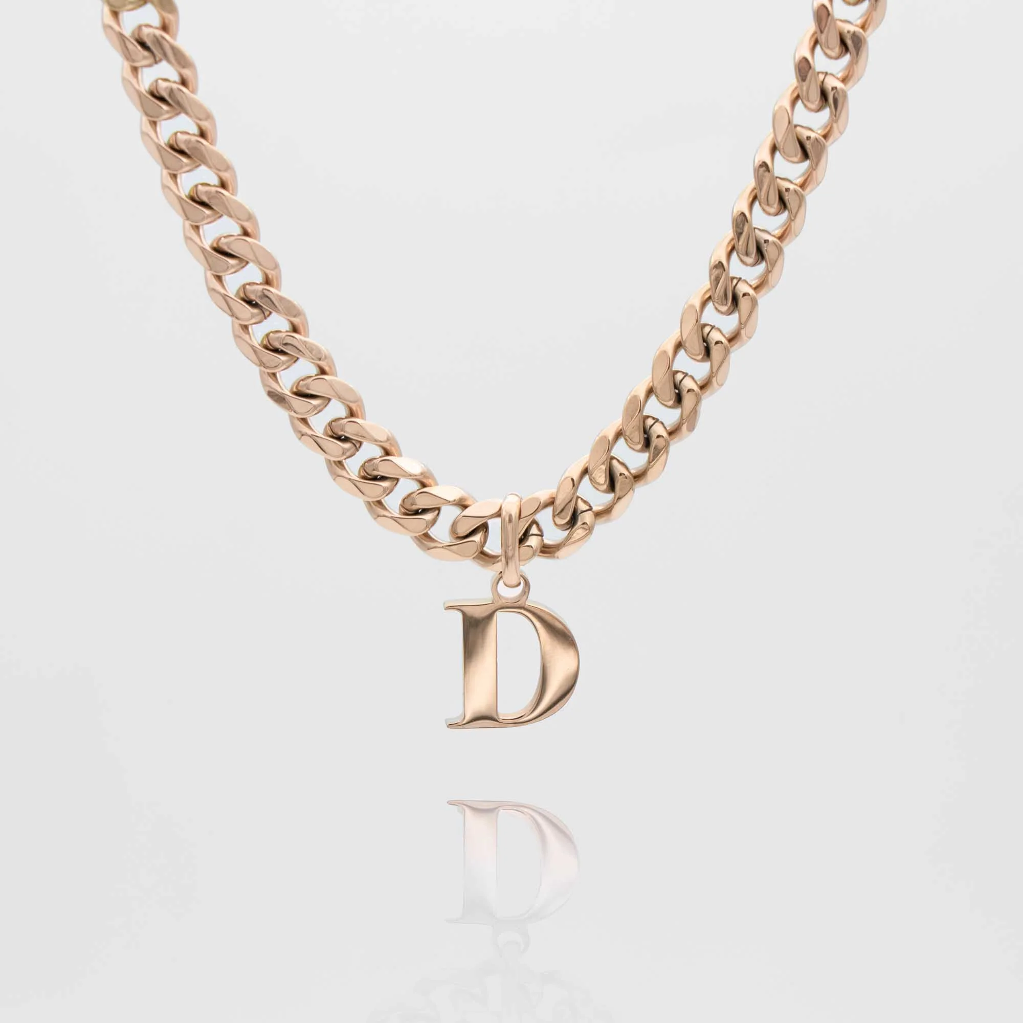 Mya Initial necklace | Thick Cuban - Image 63