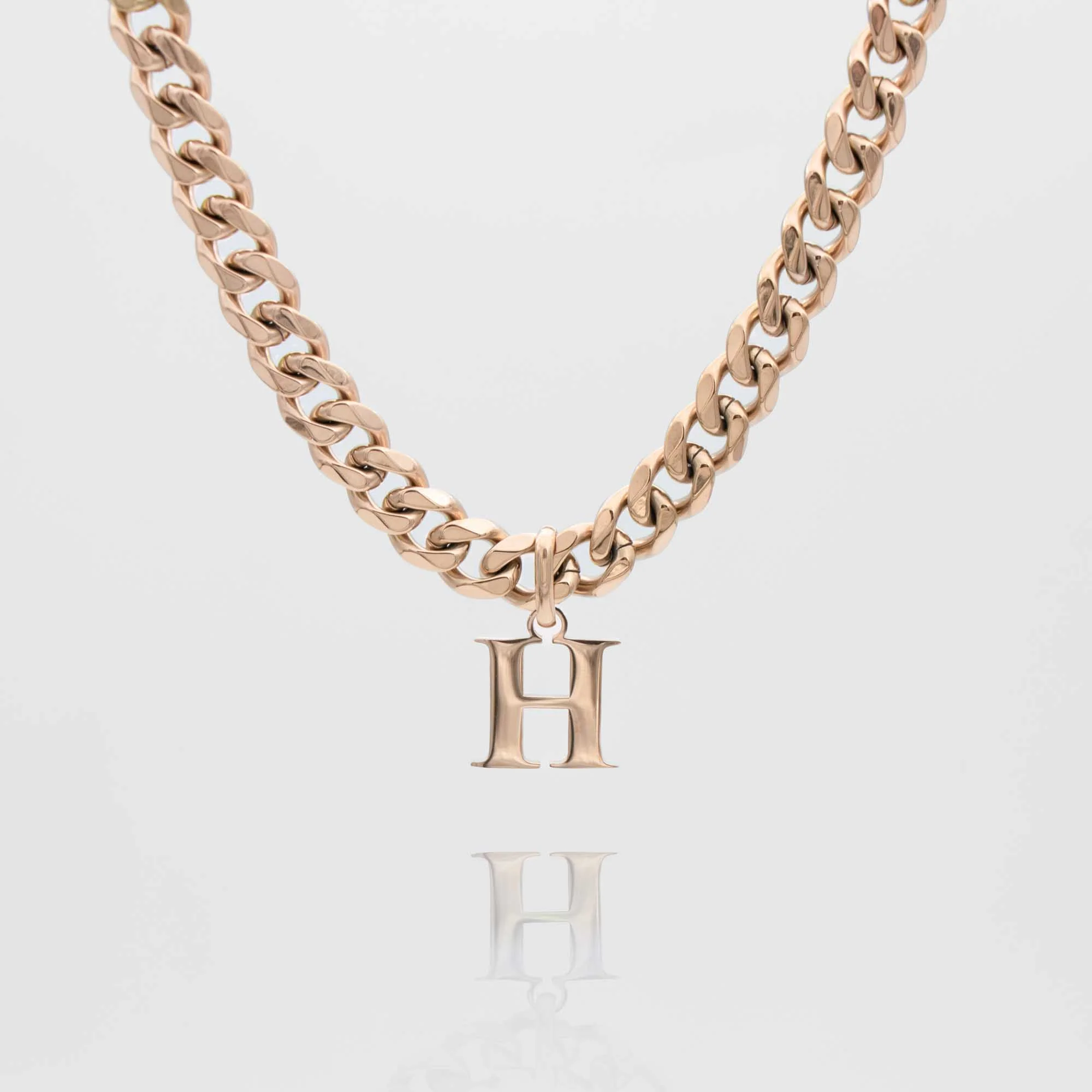 Mya Initial necklace | Thick Cuban - Image 67