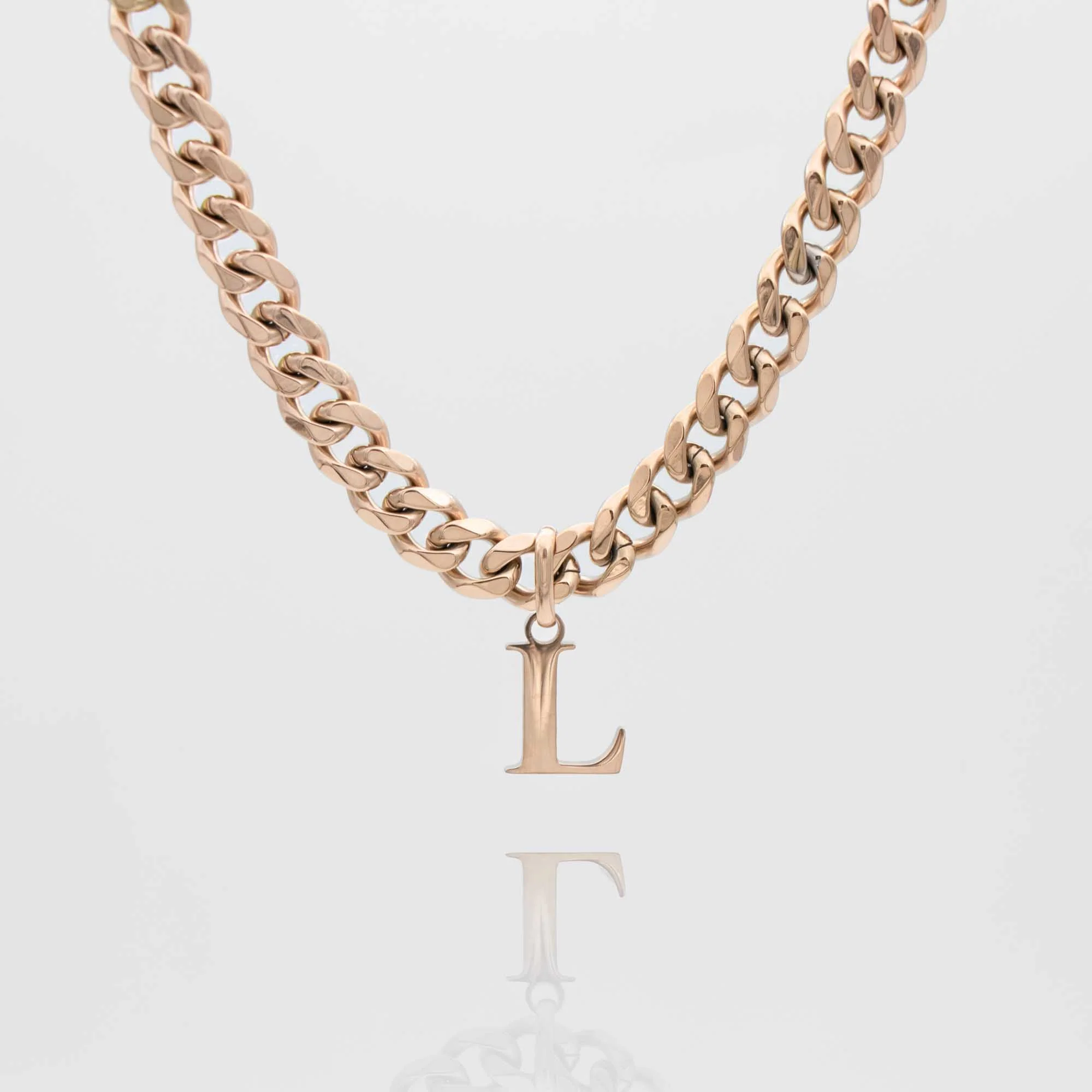 Mya Initial necklace | Thick Cuban - Image 71