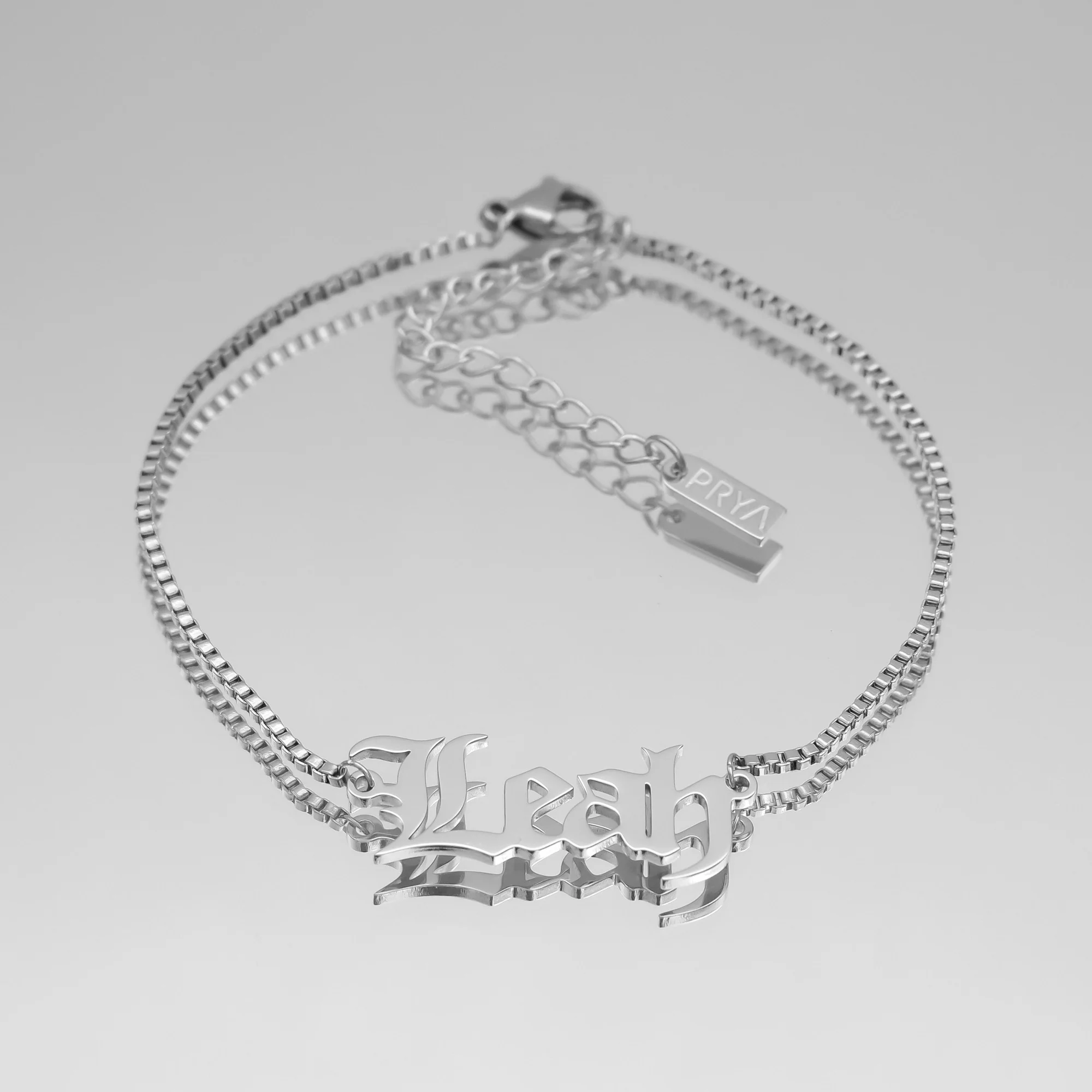 Old English Custom Name Anklet - Image 2