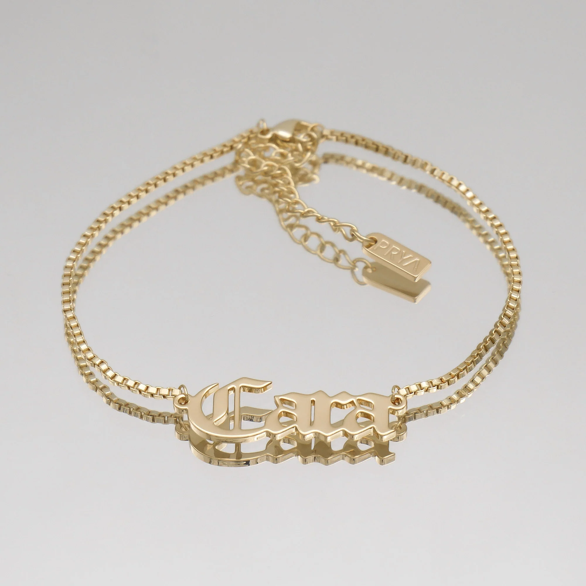 Old English Custom Name Anklet - Image 5