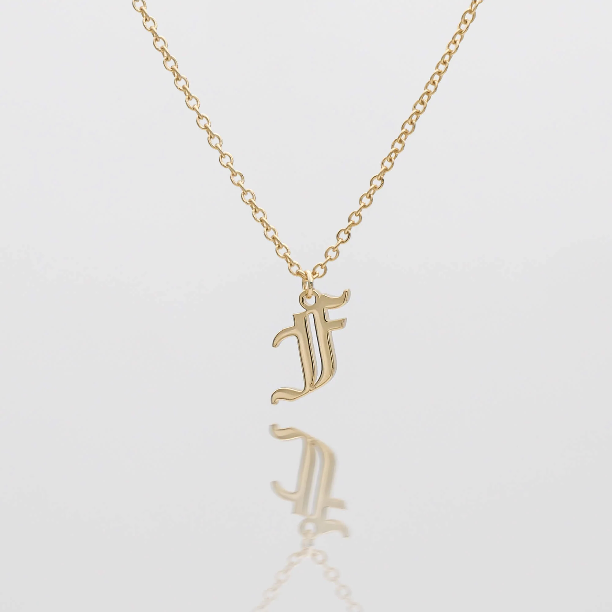 Old English Initial Necklace - Image 10