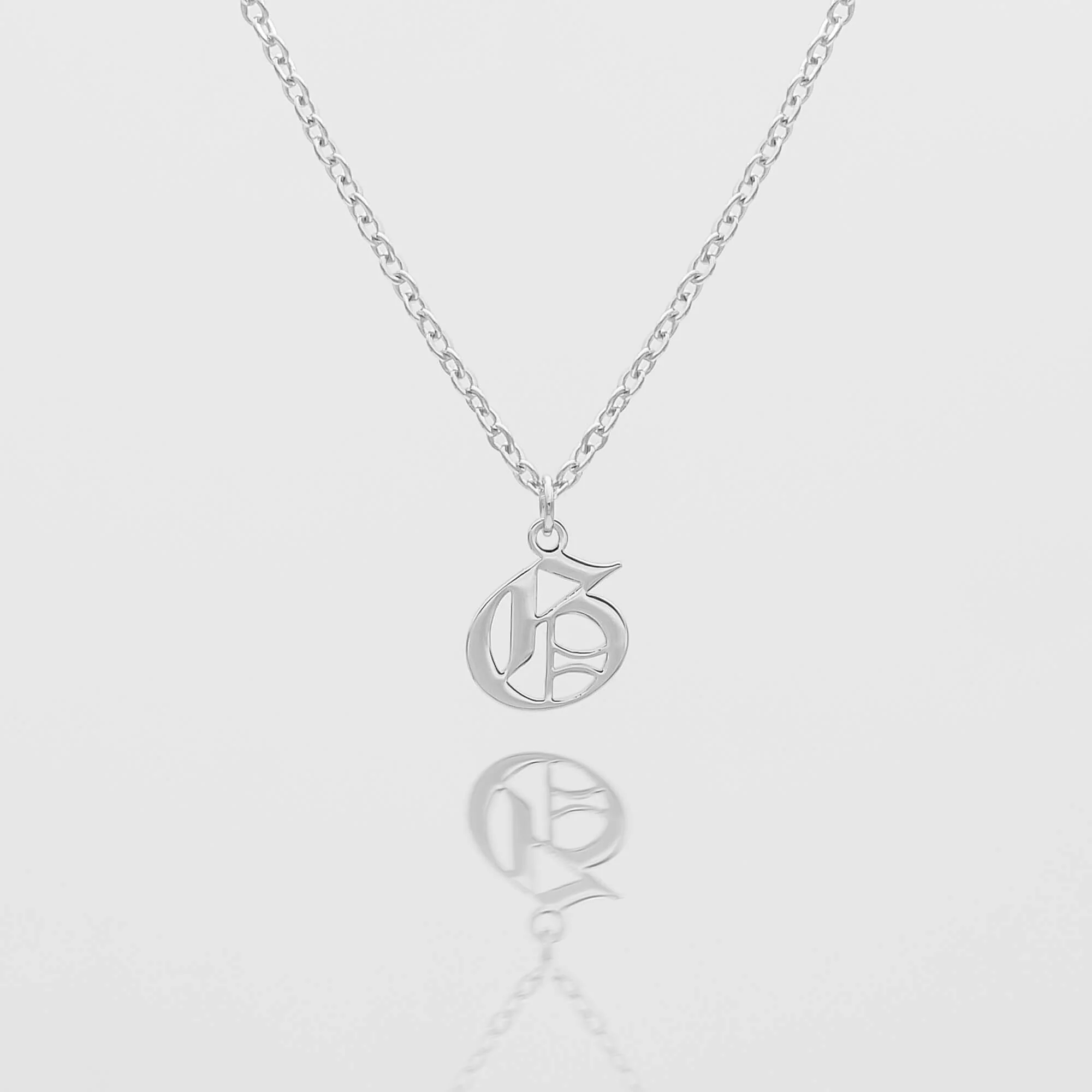 Old English Initial Necklace - Image 11