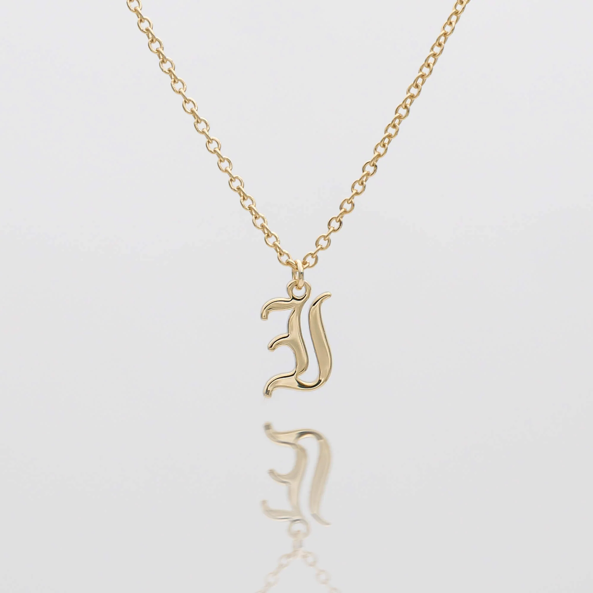Old English Initial Necklace - Image 16