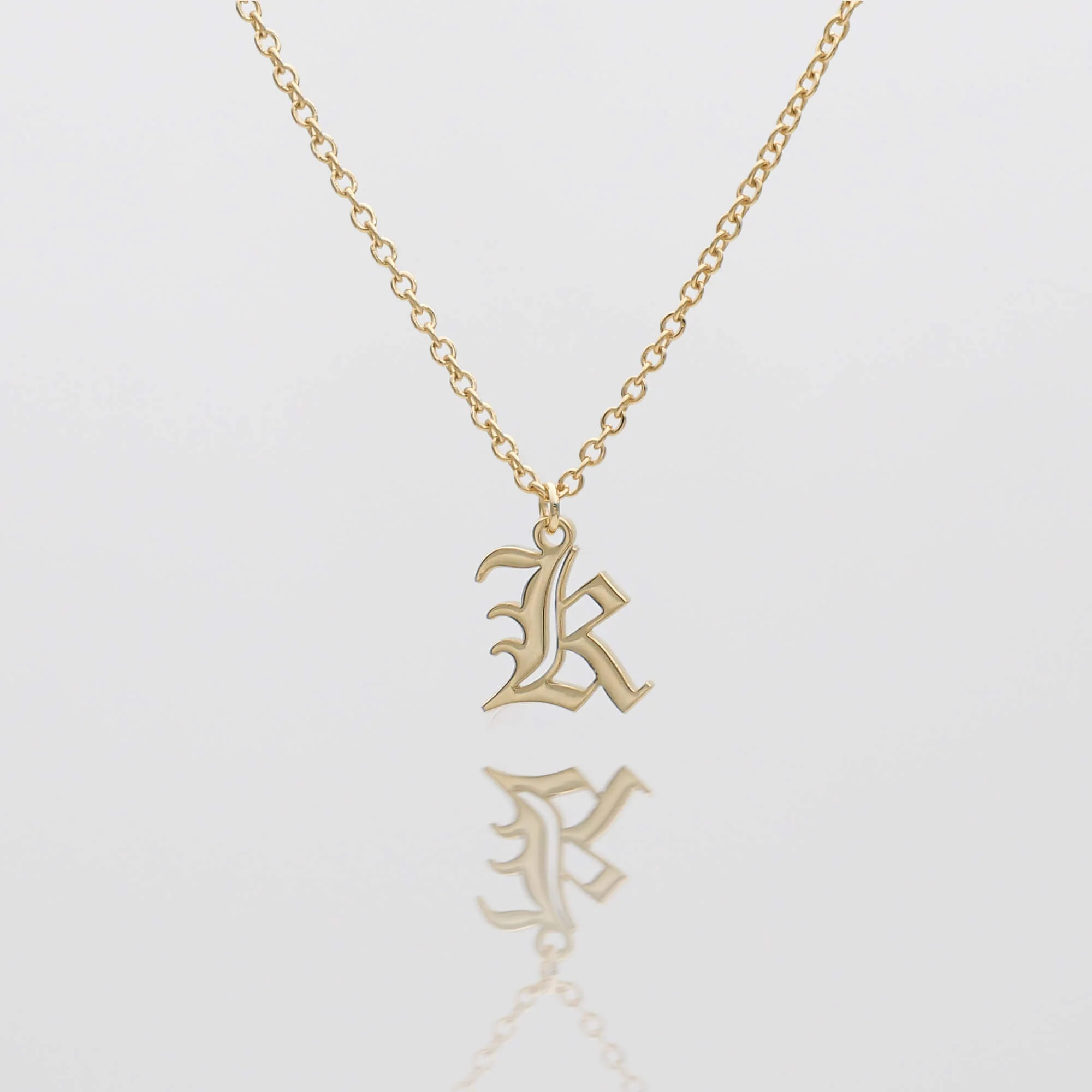 Old English Initial Necklace - Image 20