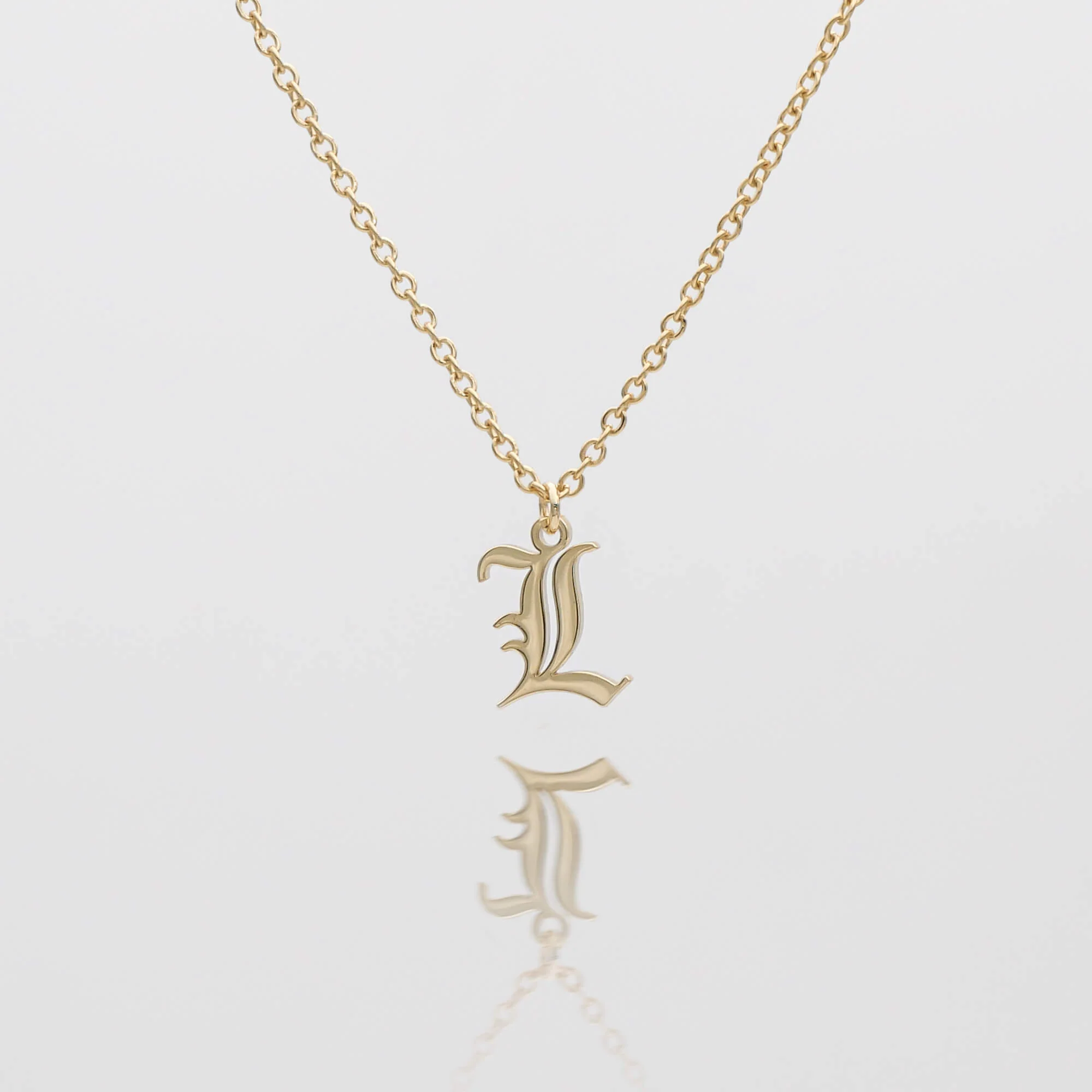 Old English Initial Necklace - Image 22